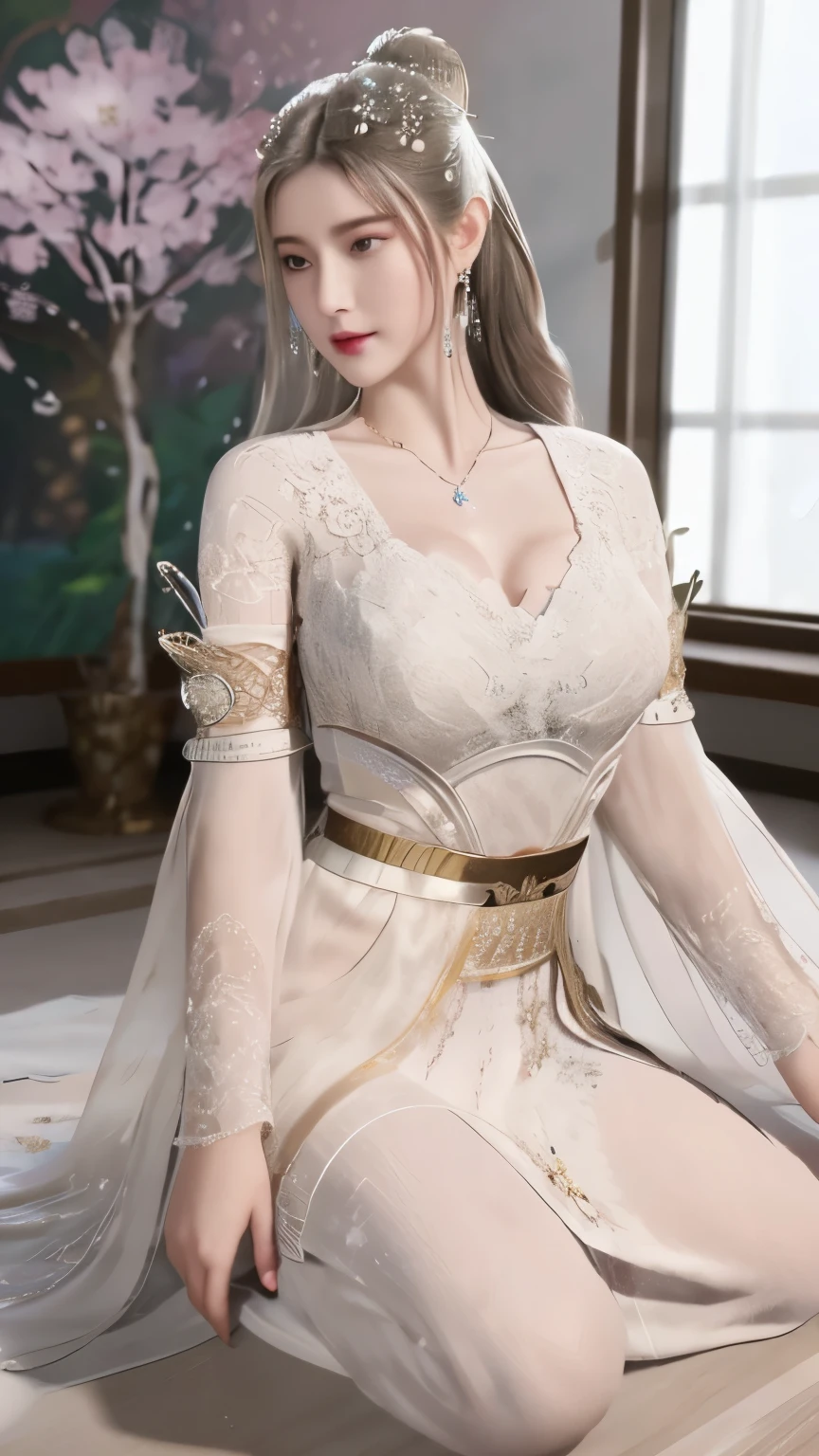 ultra realistic 8k cg, flawless, clean, masterpiece, professional artwork, famous artwork, cinematic lighting, cinematic bloom, perfect face, beautiful face, fantasy, dreamlike, unreal, science fiction,   lace, lace trim, lace-trimmed legwear, luxury, jewelry, diamond, gold, pearl, gem, sapphire, ruby, emerald, intricate detail, delicate pattern, charming, alluring, seductive, erotic, enchanting, hair ornament, necklace, earrings, bracelet, armlet,halo,autumn,
(,1girl, pov,best quality, )  , (,1girl,  solo, large breasts, looking at viewer,  cherry blossoms,     ) 