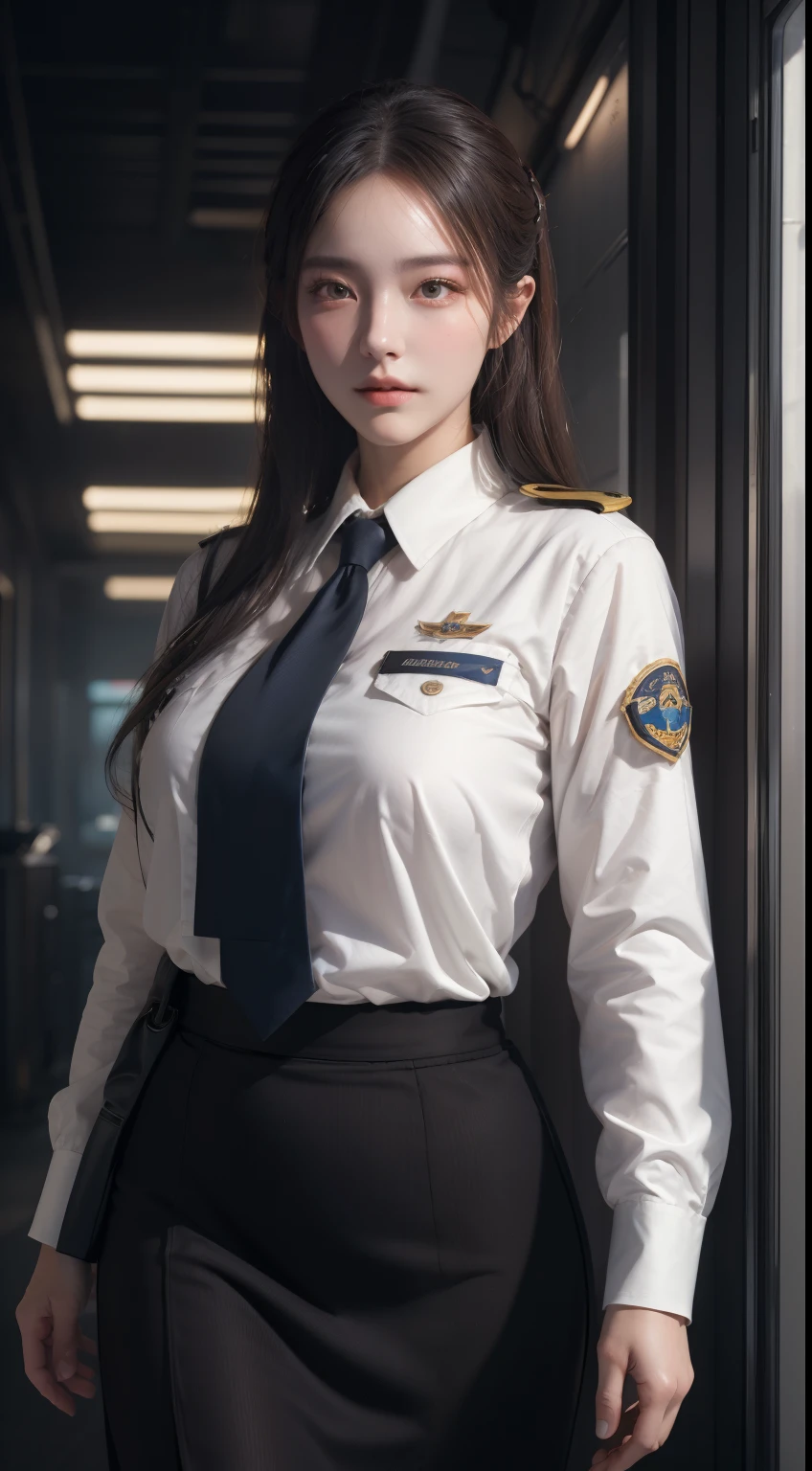 Ultra detail, high resolution, Ultra detailed, Best quality, Amazing, Top quality,Unified 8K wallpapers, Cinematic lighting, stewardess、