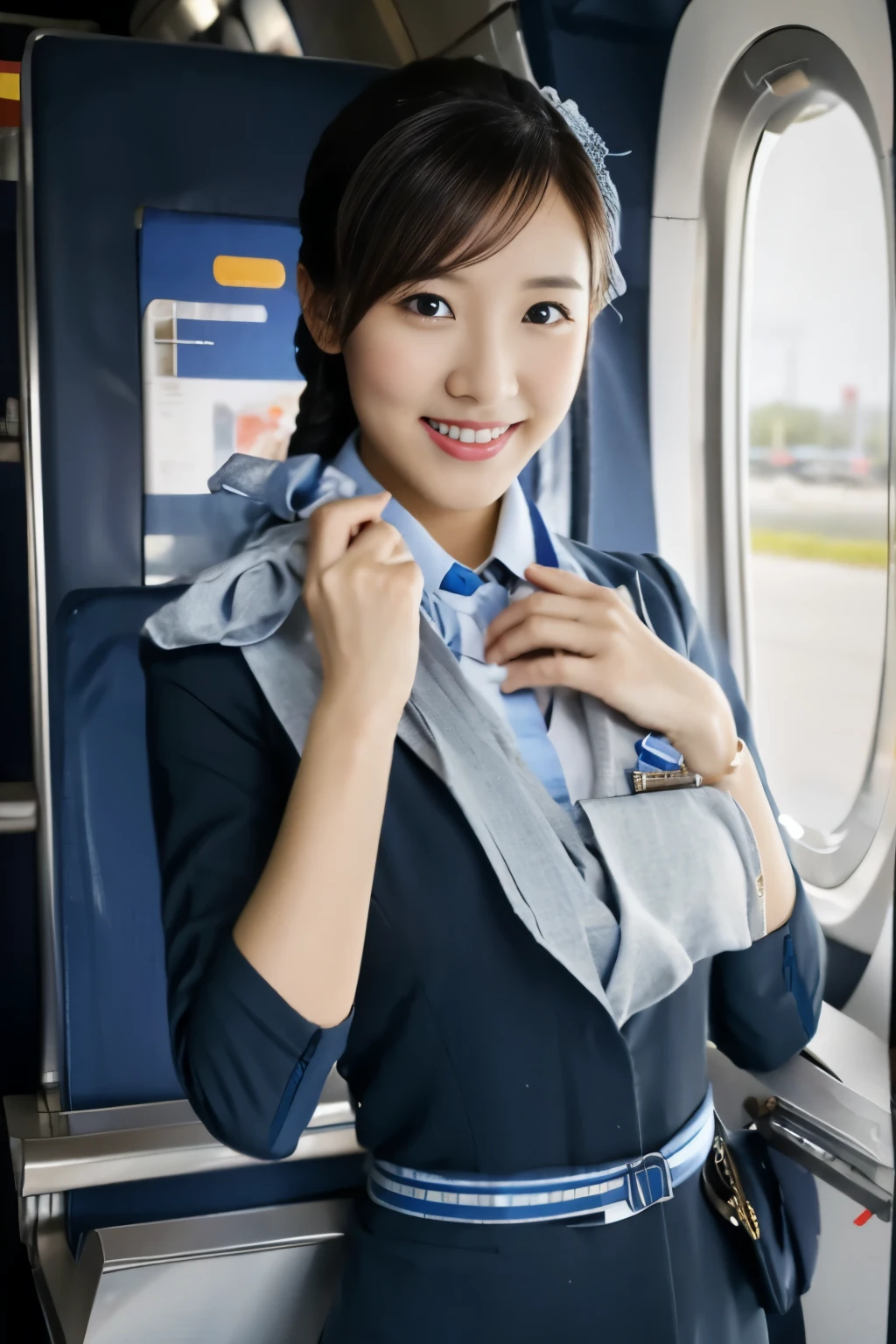 Beautiful stewardess