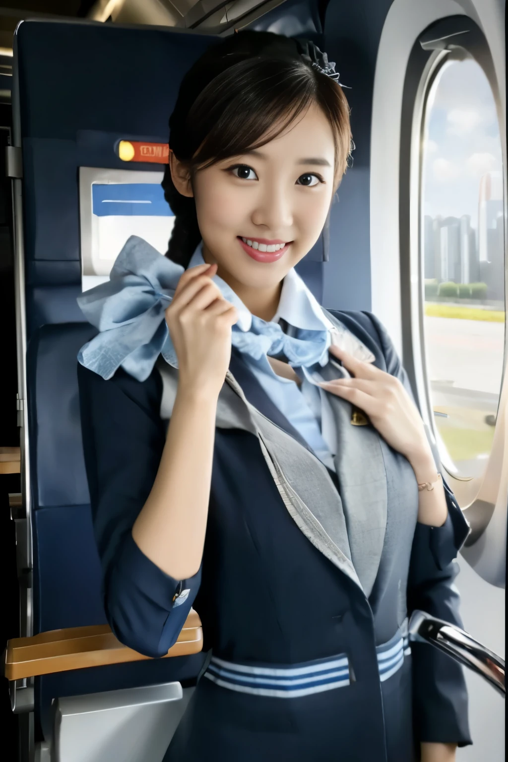 Beautiful stewardess