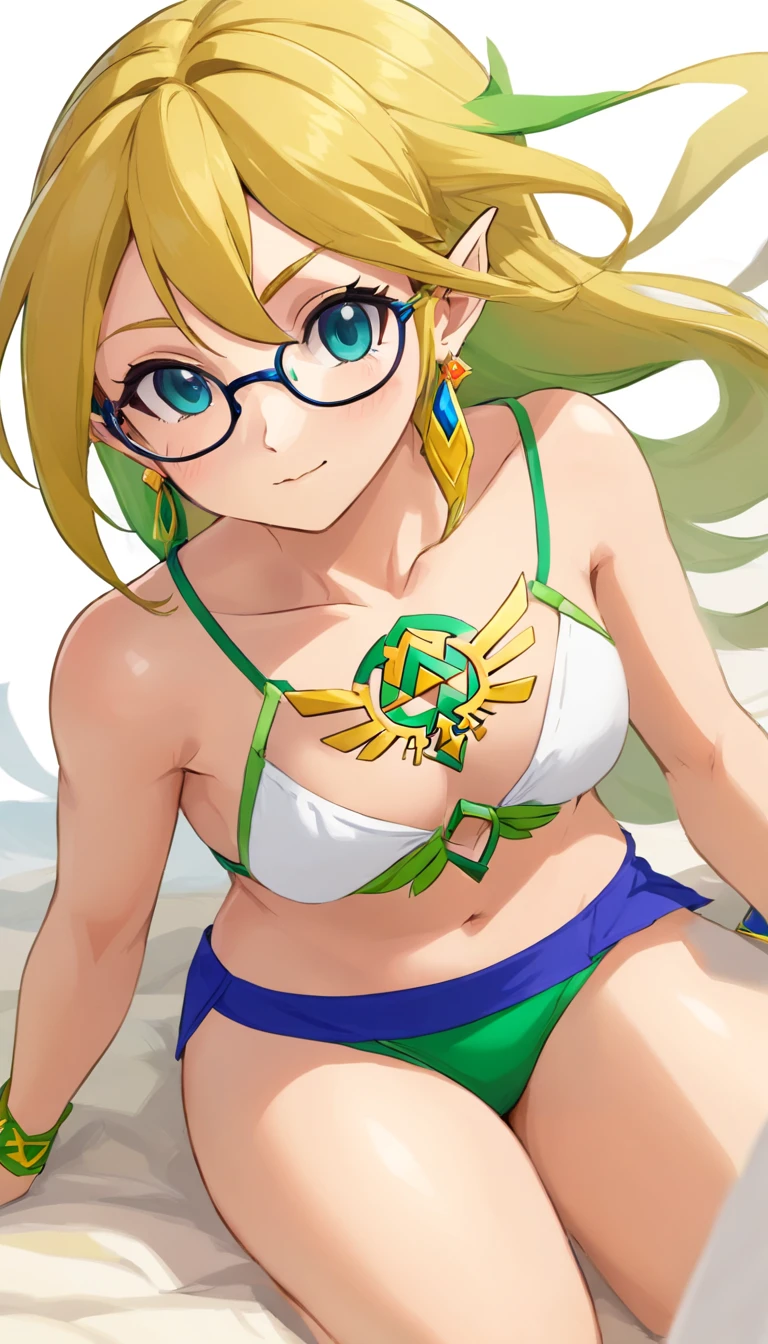 underwear　woman　Glasses