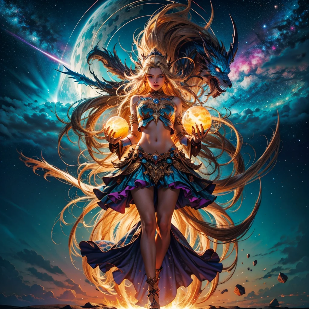Hyper Vibrant Nebulae Octans by_Mappa Spacious Starry_sky Borealis (🎈 Sunset epic sunshine parabolic sunrise Rain_Color Colorful_liquid_on_naked_body:1.3 Colorful_body Colorful_ink_on_hair:1.2 Rainbow Abundant_colorful_liquids White_liquid fullbodye wet_Color_liquid) In the vast expanse of the cosmos, a breathtaking image unfolds before your eyes. In the heart of a starry galaxy, vibrant nebula dance and swirl, their ethereal colors blending and intertwining. The scene is a symphony of cosmic beauty, with tendrils of interstellar dust and gas reaching out into the void. The stars shine with an otherworldly brilliance, illuminating the cosmic tapestry that stretches across the vastness of space. It is a visual feast for the senses, an awe-inspiring glimpse into the wonders of the universe. BREAK,Detailed,Realistic, highly detailed digital art,octane render, bioluminescent, BREAK,by Mappa studios,masterpiece,best quality,official art,illustration,ligne claire,(cool_color),perfect composition,absurdres, fantasy,focused, "Scepter of Domination" rule of thirds (((Deedlit gorgeous Blond long hair native Elf Forest Lodoss War magic summon Ondine invocate Effrit))) masterpiece meticulously intricate 🎠deep path equirectangular🎡 ultra_high-details extreme improved ultra_high-quality ultra_high-res ultra_photo-realistic optimal ultra_sharpness perfection accurate volumetric SunLight Lightning_contrast global_illumination cgi vfx sfx reflex Octane_rendered ultra_high-def UHD XT3 DSLR HDR romm rgb pbr 3dcg fxaa blu-ray vivid colors-coded anti-aliasing fkaa txaa rtx ssao opengl-shaders glsl-shaders post-processing post-production cell-shading tone-mapping ❤luminescence 😘glow 👩Heart hearth Crystalline butterfly earth invoke monarch magic fleuraison monster monstrous creature sundrop slide onyx summon transparent ruby Earth hearth bloom flash Tourmaline opal strange glow hole reflection varies multi etc. --s 1000 --c 20 --q 20 --chaos 100