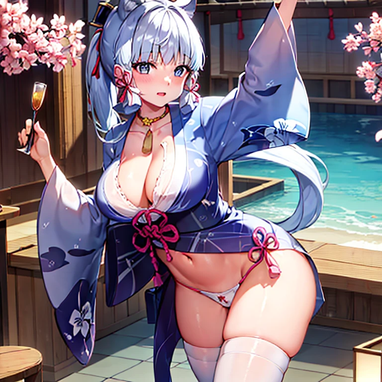 Big Breasts　yukata　No underwear