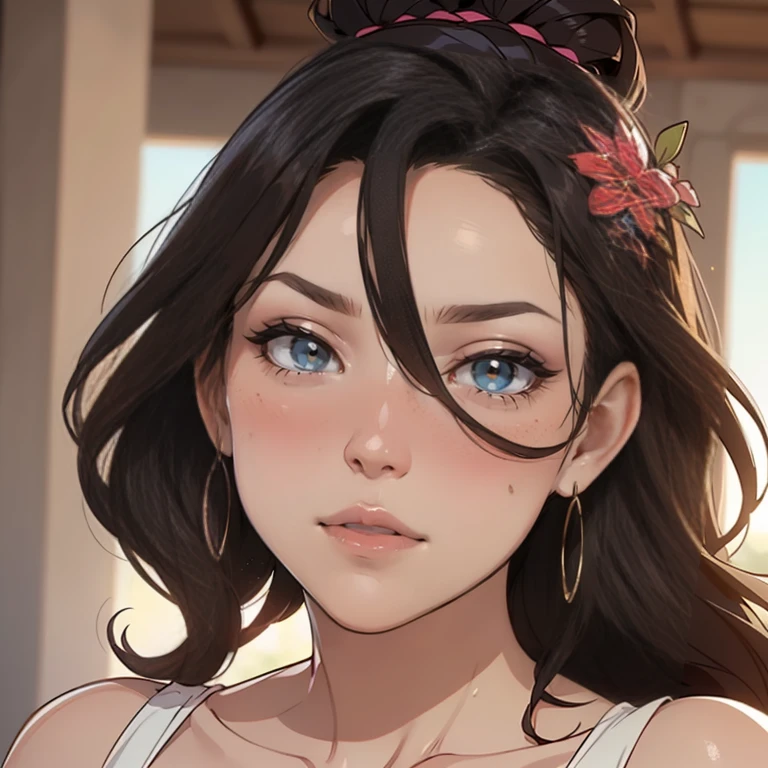 Nezuko sexy hyper realistic et super détaillé,nsfw, very detailed, expressions faciales sexy, seductive facial expressions, [:(Facial detail: 1.4): 0.4], 16K resolution, 4K resolution, Lighting dynamique, high definition resolution, (hyper realistic: 1.4), (rétroLighting: 1.2), (sunlight: 1), (pleine hauteur: 1.8),(contrasting background: 1.5), (Anatomy of the hyperrealistic arm), (Hyperrealistic anatomy of the legs), (peau propre), (kinematics&#39;Lighting: 1.7), (intime), (Technologie NVIDIA RTX Ray Tracing), (Anatomy of the hyperrealistic arm: 2), (Ventre plat parfait), (image couleur),Create a chef-d&#39;Oeuvre in resolution 4K, Ultra-realistic, and extremely detailed, mettant en vedette une jeune Nezuko séduisante avec un physique captivant et une tenue de mariée attrayante. La mariée de Nezuko est le personnage central de l&#39;work of&#39;art., rayonnant de joie et d&#39;elegance. She is standing in a beautifully decorated room, avec doux, natural light penetrates through the curtains, créer une atmosphère intimiste et enchanteresse.

The attractive young Nezuko possesses captivating beauty. Sa robe de mariée est une véritable merveille, avec de la dentelle complexe, delicate embroidery, et une silhouette près du corps. Elle porte un voile qui couvre partiellement son visage, ajoutant un air de mystère. Son bouquet de fleurs fraîches est tenu délicatement dans ses mains.

His physique is attractive, with graceful curves that complement the elegant lines of her bridal outfit. Her hair is styled to perfection, avec des mèches fluides qui encadrent son visage. Her makeup is tastefully done, Enhance your natural beauty. Elle porte des bijoux scintillants qui accentuent son allure, y compris un collier, des boucles d&#39;oreilles, and a tiara.

The room is tastefully decorated for&#39;occasion, avec des compositions florales et des touches romantiques. The bed is adorned with fine linens and&#39;decorative pillows. Une douce lueur