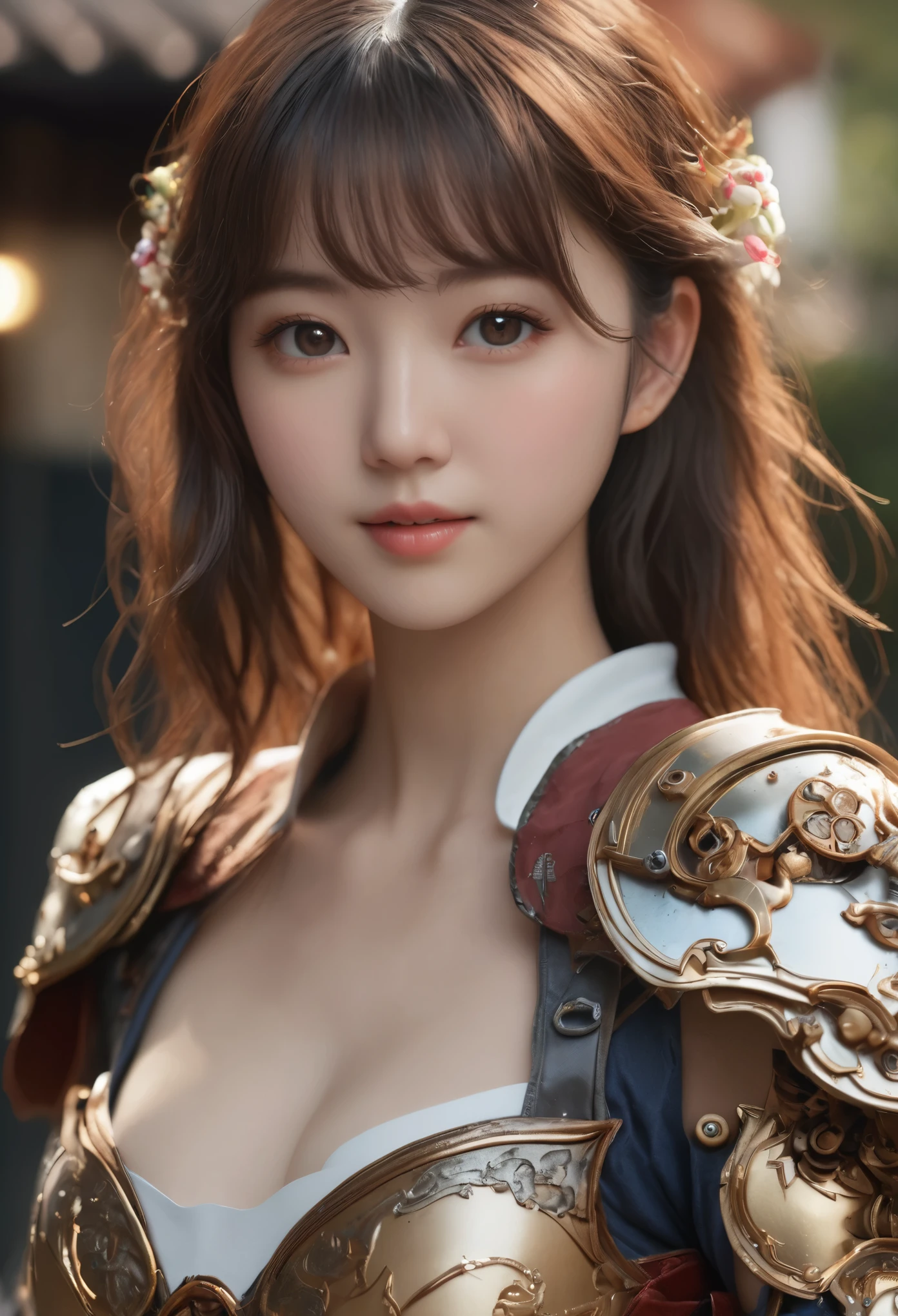 (masterpiece, best quality:1.2), (8k uhd, 16k, 32k, ultra high res), (photorealistic:1.37), (RAW photo), ultimate-realistic, ultimate-realistic details, ultimate-realistic texture, ultimate-intricate details, ultimate-realistic lighting, ultimate-realistic shadow, japanese girl, ultimate-cute face, ultimate-RAW skin, ultimate-realistic eyes, (mechanical:1.4),  (armor), full body, wide shot