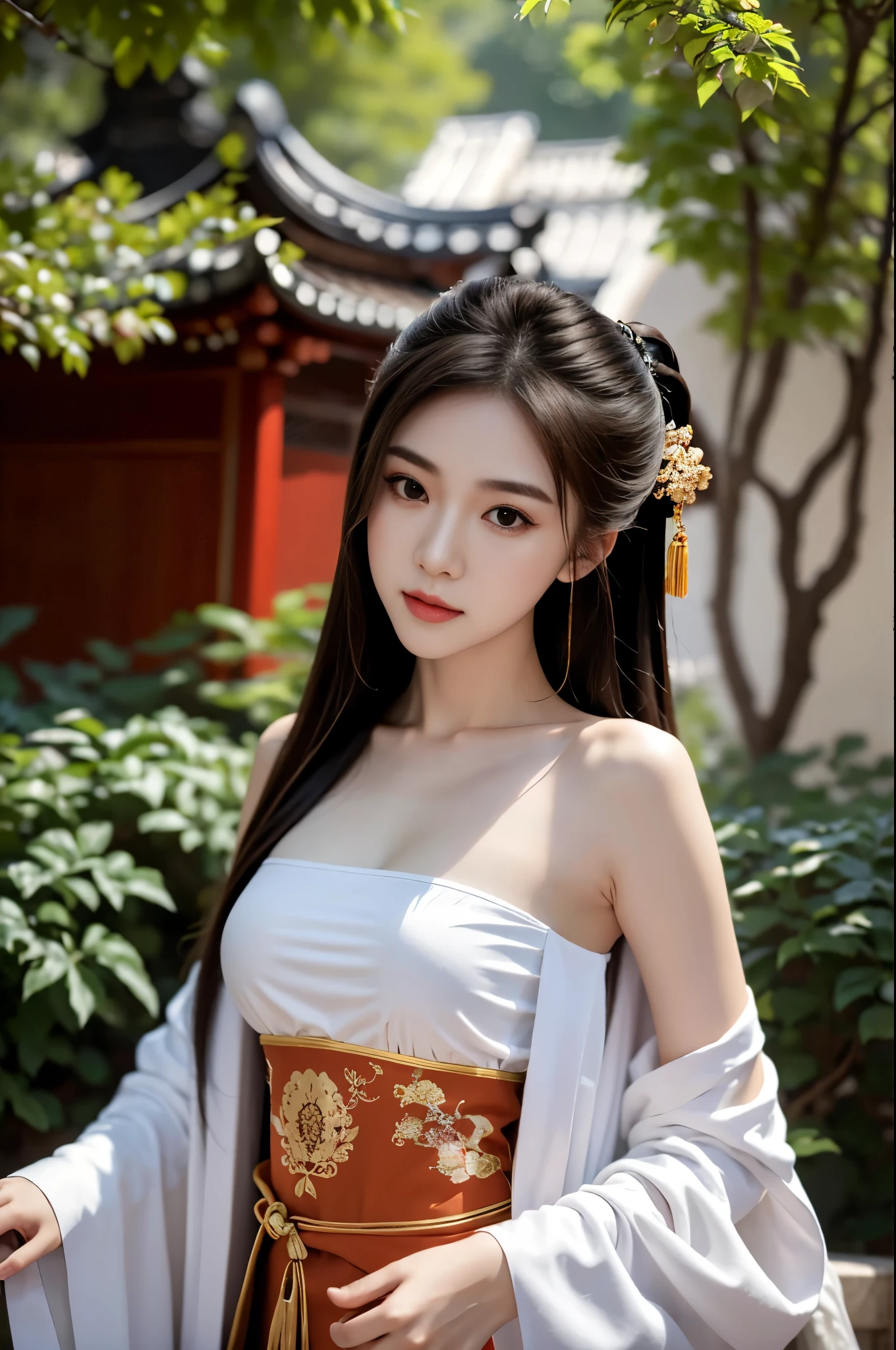 Masterpiece,best quality,Very detailed 8K wallpaper.,1 girl,Guo Feng,