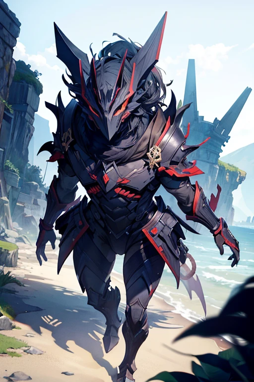 Great monster mask, Body Shadow, ((quadruped))