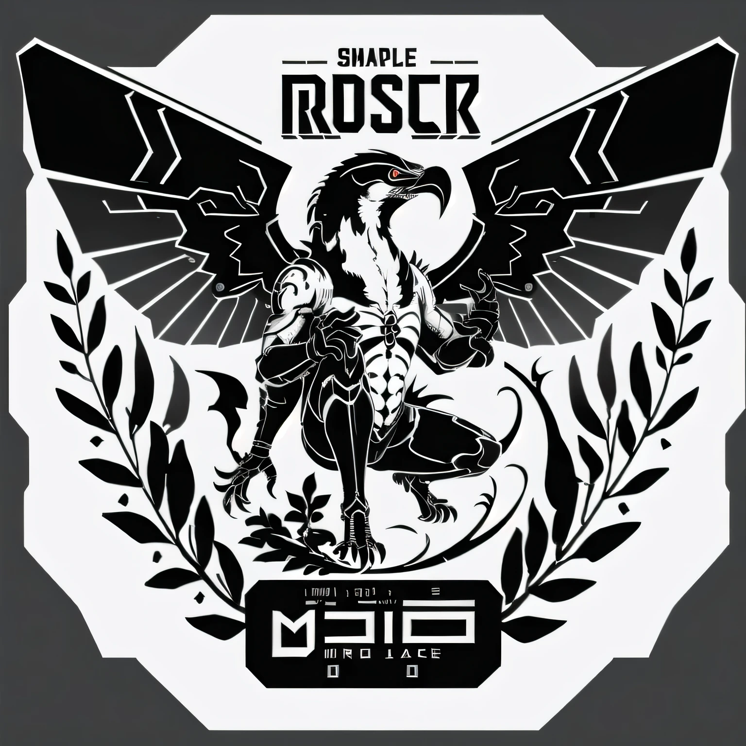 (masterpiece:1.2, best quality),
Graphic details, perfect design,
snake,positive and negative space,Black and white portrait:1.4,Badges, circles, wings, graphics,Symbol, totem,white background,simple background,parody, solo, grey,rhodes island logo,Military armband, The model is a bird that looks happy.