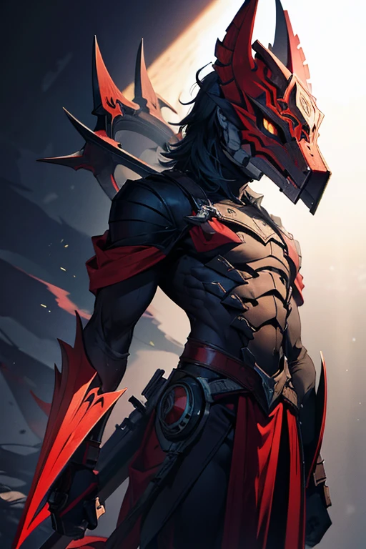 Great monster mask, Body Shadow, ((quadruped))