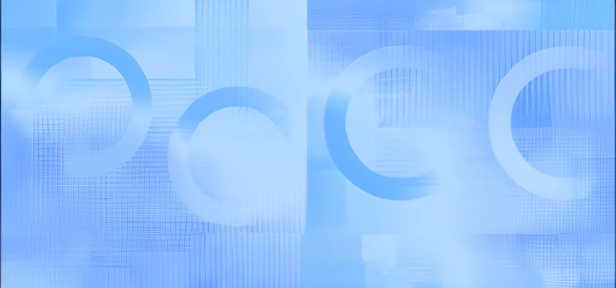 there is a blue and white photo of a clock on a wall, with a blue background, Abstract Design. Parallax. blue, computer generated, light blue background, Digital Background, background soft blue, blue soft background, blue backgroung, blue background, On a simple background, Abstract Design. blue, blue backdrop, wrapped blue background, solid blue background
