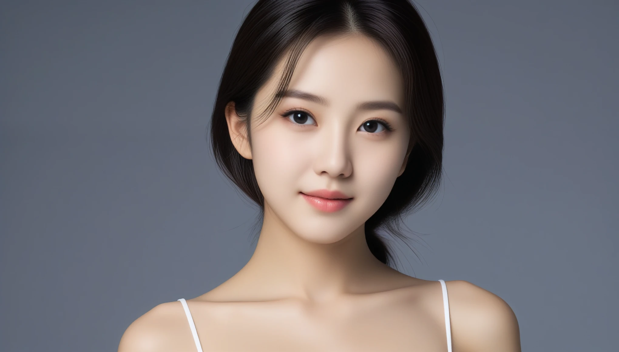 8k, Ultra-high resolution, highest quality, masterpiece, Surreal, photograph, 1 girl, (:1.3), pretty girl, Cute Face, Beautiful eyes in every detail, 細かくdetailedに,masterpiece,Japan Female Announcer, masterpiece,highest quality,highest quality,Highest Resolution:1.2,Realistic、One Girl,輝く白と艶のある黒のMaid服を着て,超Realisticな:1.5,((Hollow Eyes)),Maid,smile、Dim lighting,Cinema Lighting,プロのphotograph撮影,Written boundary depth、Slightly upward、、、serve、、Dynamic pose、 Sexy pose、See through 、Looking at the audience、beauty,Long neck、Laugh a little、Please close your mouth and laugh、(((Ideal body type))),A-cup small breasts :2,Perfect Anatomy、鮮明なdetailed、detailed、Surreal、Light and shadow,Strong light,Fashion magazine cover,Thin lips