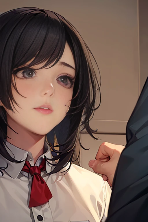(boy and girl)(1 penis 100%)chaos40.,ratio.,realistic.,8000,soft.,error correction.,Looking up at the boy's penis.,The boy looks down at the girl.,Framing zoom.,소년이Viewer looking down.,Big penis in front of the girl,24 year old girl.College student,(masterpiece:1.2), (8K high definition), (top quality), (RAW image quality),(realistic인), (realistic:1.37),Long eyelashes,So sexy,(실사 realistic인 스타일.,ultimate face,realistic light and shadow,distinct facial features,fair skin, high detail skin,realistic인 skin details,chaos40.The girl squats down and looks up at the boy with her crotch open.,Open your mouth wide,A boy is standing in front of the girl,Big penis in front of the girl,The girl opens her mouth wide and holds the large penis in her mouth.,Put a big penis in your mouth in front of you.,drooling,Crazy look,panic,crazy,Going crazy,lewd eyes,I don't know what to do,dirty eyes,flushing:1,2(face cum,)shame,excitement,zenith,Breast exposure 100%,big bust(It's so big)No underwear 100%,protruding nipple,My whole body is covered in semen,Wet body,waxing,Semen flows from pussy,Sometimes short hair머리,black hair,huge breasts,thick lips,dimple,Idol,Famous,Korean girl,Ive Eugene,Eugene,Eugene를닮은,Hair Style Random,Sometimes short hair,Sometimes dyeing,Detailed conditions(An expression of a penis half-filled in a girl's mouth.,clear expression,Rich creativity,sexual expression 100%,)Highest setting value.,Penis in girl's mouth 100%,Only one penis can be clearly expressed,clear expression,mouth pussy,Girl sucking a penis with her mouth,Open your mouth wide,mature girl,long straight hair,free motion,huge breasts,perfect bust,big tits,I'm an adult,Sexy,tempting,Various facial expressions,various emotions,oral sex,paizuri,Expression of a penis deep in the mouth,Fellatio,accurate expression,Realistic depictions,Error correction,The sound of her sucking her penis and the sound of y moving his penis are heard repeatedly..Viewer looking down(She is exposing her breasts and drooling with her crotch open. Her mouth is dripping saliva and semen as she sucks the cock.)