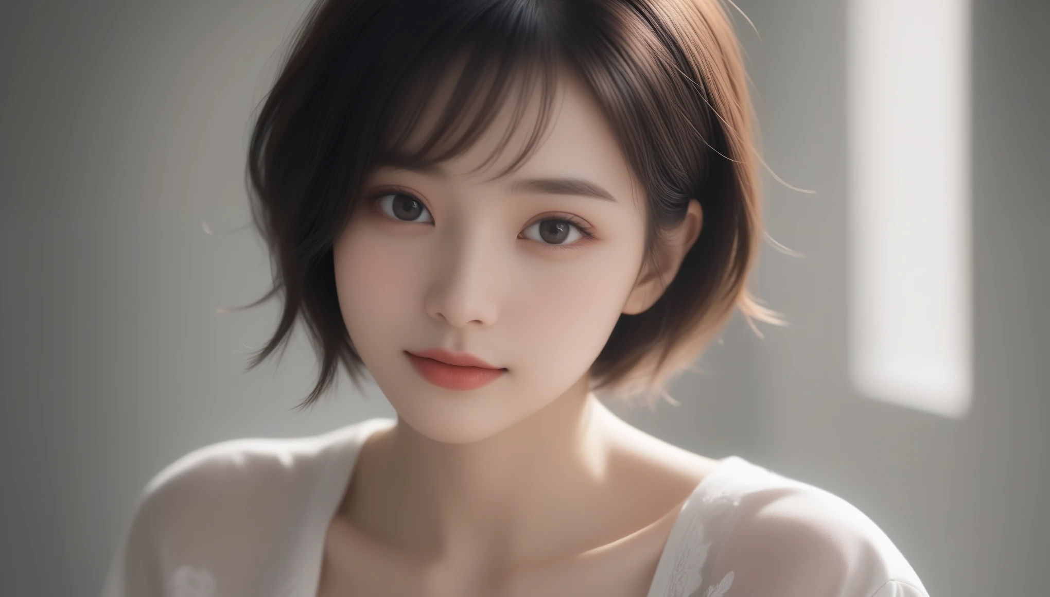 8k, 超High resolution, 最high quality, masterpiece, Surreal, photograph, 1 girl, (:1.3), pretty girl, Cute Face, Beautiful eyes in every detail, 細かくdetailedに, High resolution, high quality、Perfect dynamic composition, short hair, 8k, 超High resolution, 最high quality, masterpiece, Surreal, photograph, 1 girl, (40 years old:1.3), pretty girl, Cute Face, Beautiful eyes in every detail, 細かくdetailedに, High resolution, high quality、Perfect dynamic composition, short hair, 13 year old female, Floral, A kind smile, Futuristic clothing, machinery suit, (The background is a galaxy and nebula) 、Looking at the audience、beauty,Long neck、Smile a little、Please close your mouth and laugh、(((Ideal body type))),A-cup small breasts :2,、Portraiture:2、Perfect Anatomy、鮮明なdetailed、detailed、Surreal、Light and shadow,Strong light,Fashion magazine cover,Thin lips) 、Looking at the audience、beauty,Long neck、Smile a little、Please close your mouth and laugh、(((Ideal body type))),A-cup small breasts :2,、Portraiture:2、Perfect Anatomy、鮮明なdetailed、detailed、Surreal、Light and shadow,Strong light,Fashion magazine cover,Thin lips