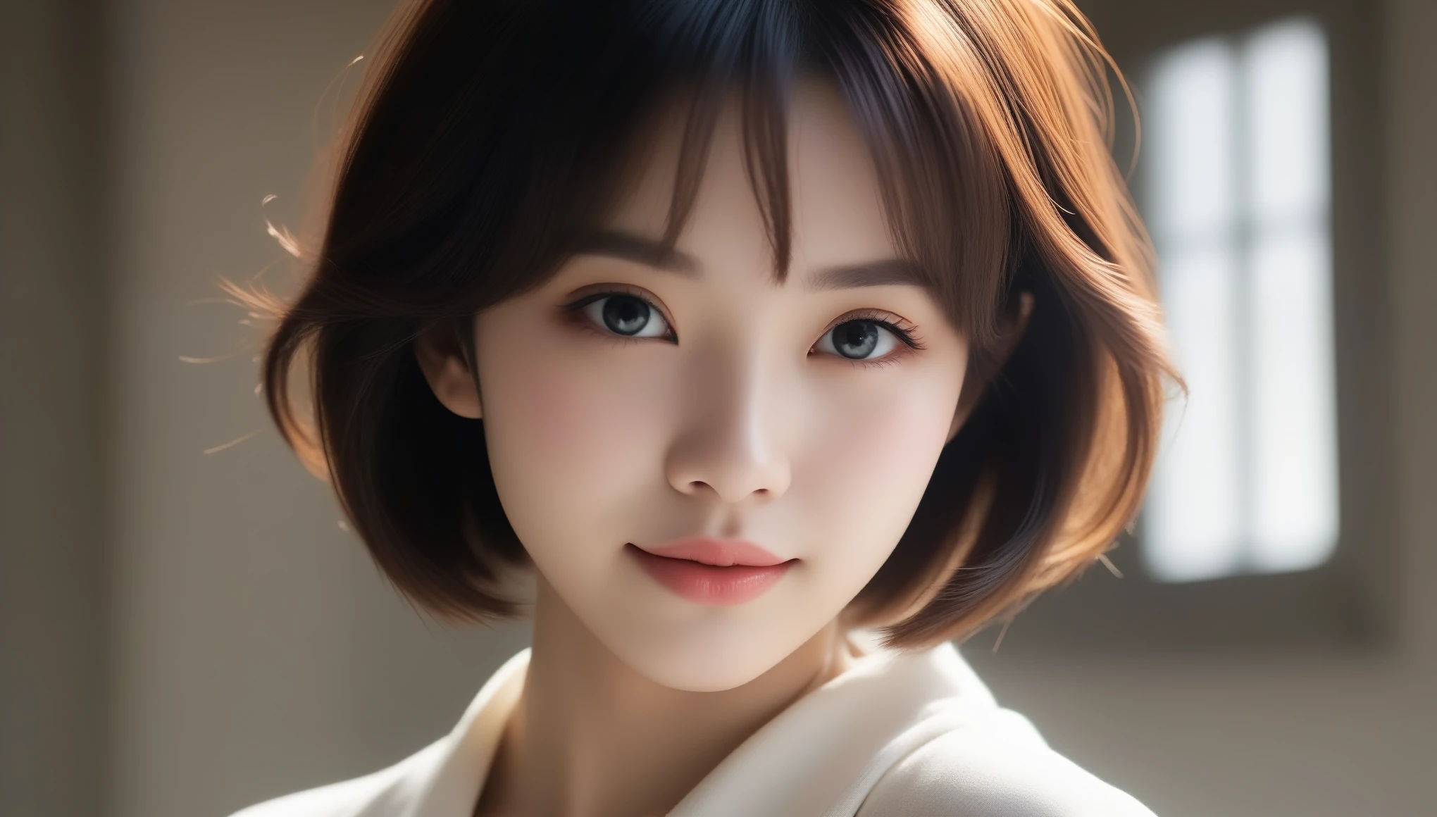 8k, 超High resolution, 最high quality, masterpiece, Surreal, photograph, 1 girl, (:1.3), pretty girl, Cute Face, Beautiful eyes in every detail, 細かくdetailedに, High resolution, high quality、Perfect dynamic composition, short hair, 8k, 超High resolution, 最high quality, masterpiece, Surreal, photograph, 1 girl, (40 years old:1.3), pretty girl, Cute Face, Beautiful eyes in every detail, 細かくdetailedに, High resolution, high quality、Perfect dynamic composition, short hair, 13 year old ral, A kind smile, Futuristic clothing, machinery suit, (The background is a galaxy and nebula) 、Looking at the audience、beauty,Long neck、Smile a little、Please close your mouth and laugh、(((Ideal body type))),A-cup small breasts :2,、Portraiture:2、Perfect Anatomy、鮮明なdetailed、detailed、Surreal、Light and shadow,Strong light,Fashion magazine cover,Thin lips) 、Looking at the audience、beauty,Long neck、Smile a little、Please close your mouth and laugh、(((Ideal body type))),A-cup small breasts :2,、Portraiture:2、Perfect Anatomy、鮮明なdetailed、detailed、Surreal、Light and shadow,Strong light,Fashion magazine cover,Thin lips