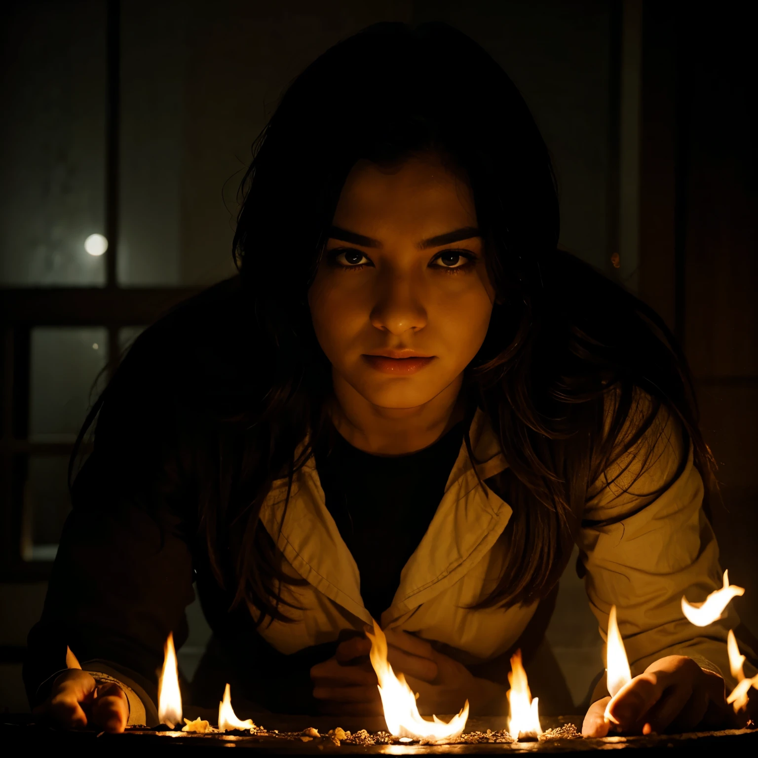Strong and fire and darkness man