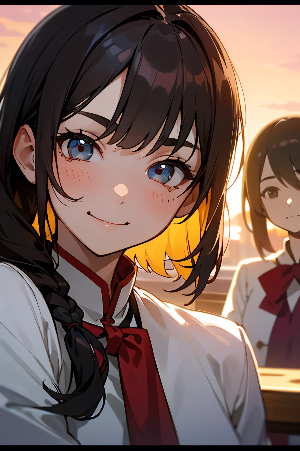 highest quality、High resolution、Detailed Background、(Beautiful face in every detail:1.4)、Anatomically correct、(Detailed facial expressions)、(Detailed eyes:1.2)、Beautiful girl in her 20s、(Highly detailed face:1.4)、cute hair color、Brown Hair、Black Hair、Bobcut、Braided long hair、Wavy Hairstyle、well-groomed eyebrows、cute eye makeup、Cute Lip Makeup、cute gesture、Elegant on board、Calm atmosphere、(Fit on one screen:1.4)、
(Three beautiful girls enjoying a girls' night out with big smiles on their faces on Elegant on board:1.5)、
(A group of friendly women gather together to take a photo in front of an elegant boat)、
They are photographed smiling, with their arms around each other and leaning against each other.、
She looks cute in gorgeous dresses and relaxed casual styles.、
They were having a lively conversation and occasionally flashing happy smiles.、
The table is decorated with stylish desserts, fruits, and gorgeous accessories.、
Gather on the deck and chat while watching the sunset.、
Enjoy lively conversation with smiles on your face against the backdrop of a dramatic sunset、
A heartwarming scene of friends deepening their friendship through alcohol、cute