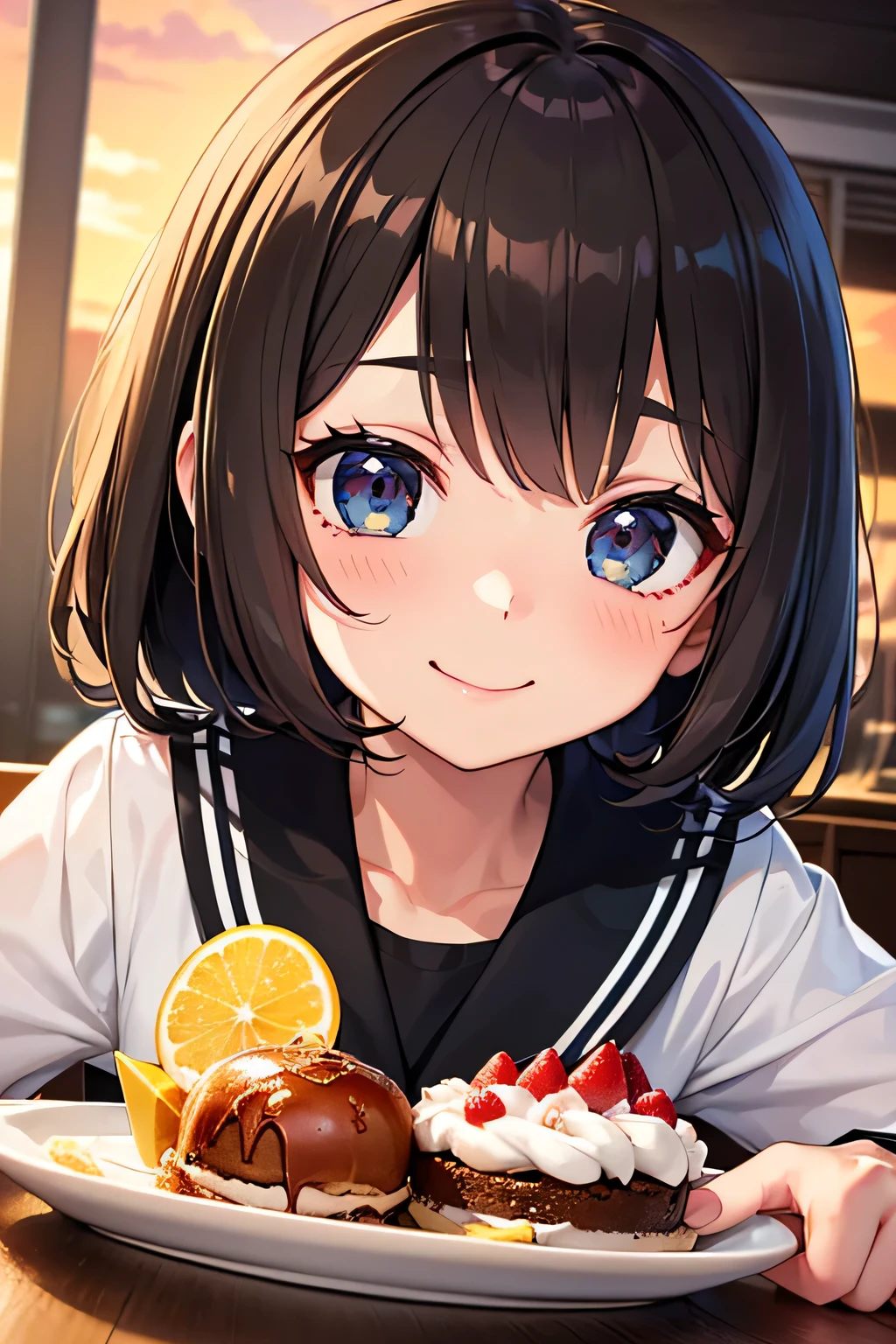 highest quality、High resolution、Detailed Background、(Beautiful face in every detail:1.4)、Anatomically correct、(Detailed facial expressions)、(Detailed eyes:1.2)、Beautiful girl in her 20s、(Highly detailed face:1.4)、cute hair color、Brown Hair、Black Hair、Bobcut、Braided long hair、Wavy Hairstyle、well-groomed eyebrows、cute eye makeup、Cute Lip Makeup、cute gesture、Elegant on board、Calm atmosphere、(Fit on one screen)、

(Three beautiful girls enjoying a girls&#39; night out with big smiles on their faces on Elegant on board:1.5)、

(A group of friendly women gather together to take a photo in front of an elegant boat)、
They are photographed smiling, with their arms around each other and leaning against each other.、
She looks cute in gorgeous dresses and relaxed casual styles.、

They were having a lively conversation and occasionally flashing happy smiles.、
The table is decorated with stylish desserts, fruits, and gorgeous accessories.、

Gather on the deck and chat while watching the sunset.、
Enjoy lively conversation with smiles on your face against the backdrop of a dramatic sunset、
A heartwarming scene of friends deepening their friendship through alcohol、cute