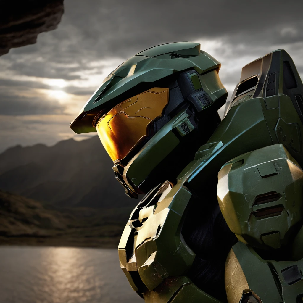Master chief Halo 3 Sad RIP