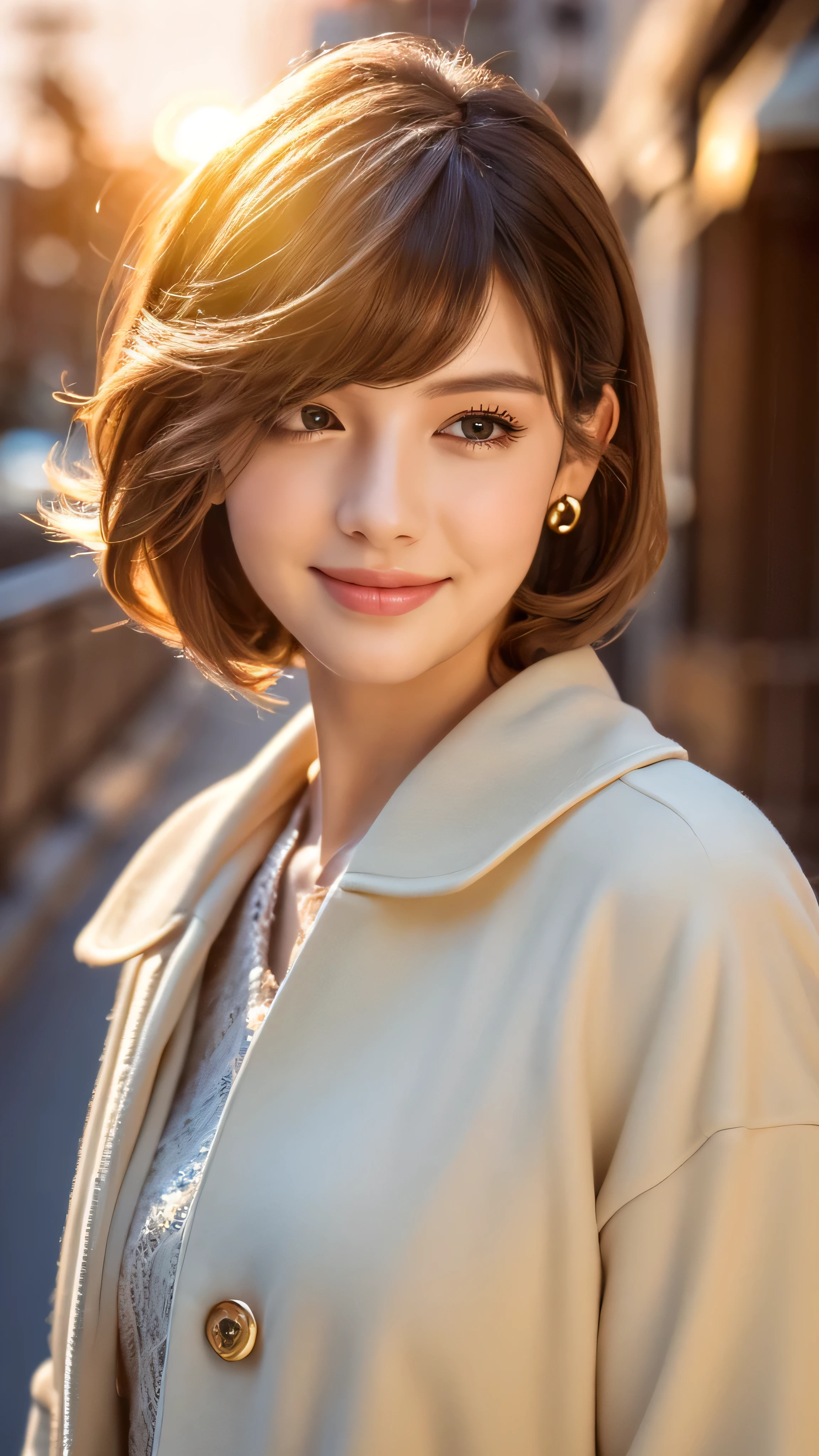 highest quality,4K,8k,High resolution,masterpiece:1.2,Very detailed,Physically Based Rendering,(cute,Adorable,Charm) boy,Beautiful fine details,Beautiful lip detail,Long eyelashes,(Shiny,Shiny) hair,stylish haircut,(stylish,fashionable) Clothes,(have confidence,Happy) expression,Relaxed posture,Fun Background,Portraiture,Vibrant colors,Warm tones,Soft lighting
