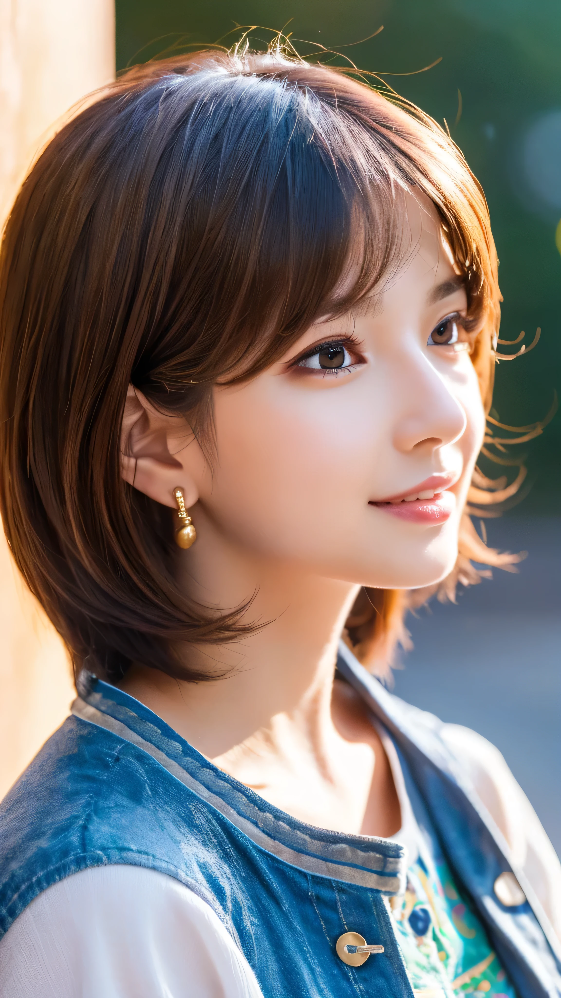 highest quality,4K,8k,High resolution,masterpiece:1.2,Very detailed,Physically Based Rendering,(cute,Adorable,Charm) boy,Beautiful fine details,Beautiful lip detail,Long eyelashes,(Shiny,Shiny) hair,stylish haircut,(stylish,fashionable) Clothes,(have confidence,Happy) expression,Relaxed posture,Fun Background,Portraiture,Vibrant colors,Warm tones,Soft lighting