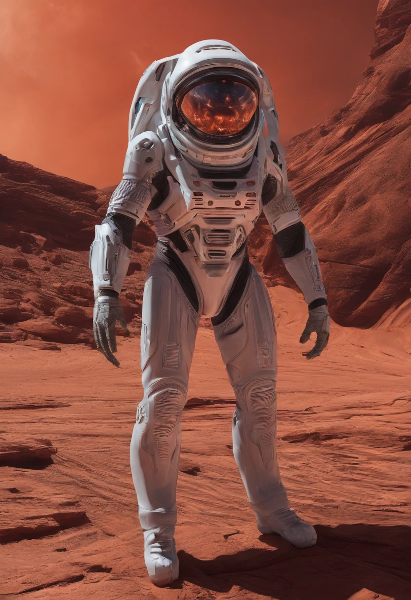 People on spaceships are punishing the red planet Mars