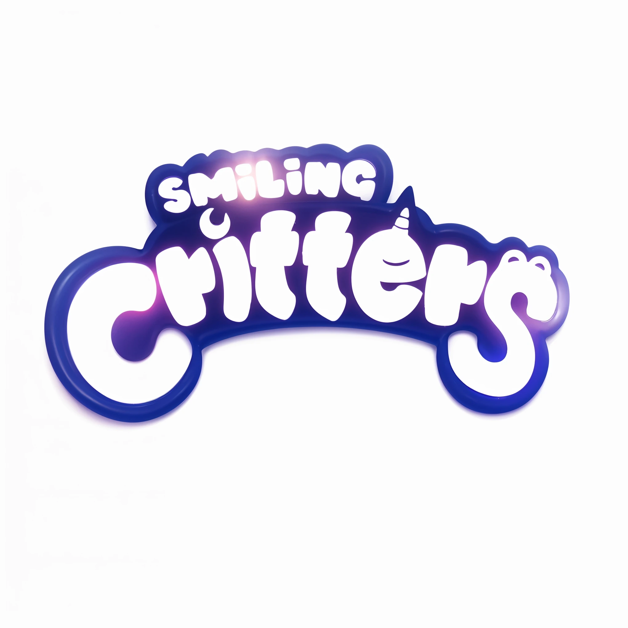 The image features the words \"smiling critters\" in white text on a purple background. The words are stylized to look like a cute animal or character.cloud sky 3d glossy water An inflatable swimming pool on a lawn, surrounded by green and orange boots. The image depicts two large orange glossy feet with five toes each, standing on a blue surface. The feet have a unique design, with the big toe pointing inwards. The skin on the feet has wrinkles and looks rough. The image depicts two large orange feet with five toes each, standing on a blue surface. The feet have a unique design, with the big toe pointing inwards. The skin on the feet has wrinkles and looks rough. cartoon key frame rendering, cute 3D rendering, Shiny metallic,Create ultra sharp цветной рендеринг zbrush. perfect cgi, cgi art created only with gradients, smooth silhouette, Create ultra sharp skin, high intensity refraction, (plastic material), most beautiful vfx, blue background, plastic refractions, glossy texture, smooth 3d model, multiple light sources, rim light, sharp post effects render, (glossy plastic texture with multiple big light probe refractions), perfect cgi, cgi art created only with gradients, smooth silhouette, high intensity refraction, (plastic material), most beautiful vfx, blue background, plastic refractions Create ultra sharp