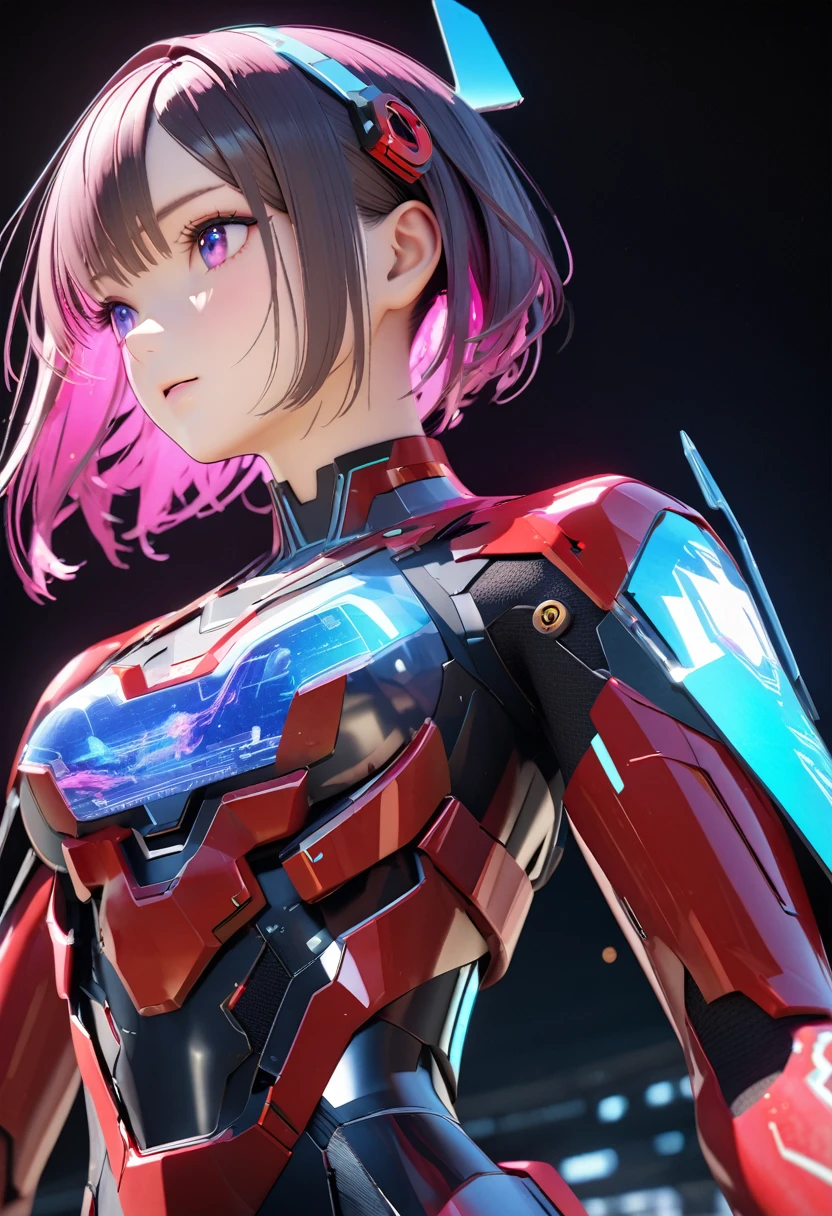 holography, Painted with neon colors:1 名 iron Man:future, transparent, 3D, Light, Science Fiction, digital art, digital, , Dark background: electronic circuit: Painted with neon colors, 3D, masterpiece, digital space, vitality, beautiful, masterpiece, 8K, Light, Light Lines. Magical Effect, 闪闪发Light的, beautiful Light Grains,rest,yinji,