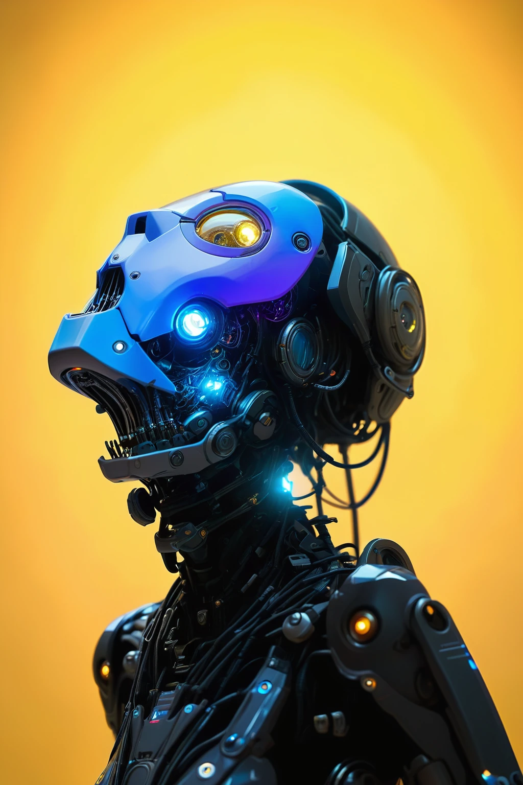 top-quality、masterpiece、超A high resolution、(Photorealsitic:1.4)、((a beauty girl:1.6)), 1 full-body cyborg girl、sixteen years old、NOhumans、((The skin part is only the face)), Luminous Eyes、((Lots of split metal chest protectors)), Metal Robot、((The whole body is the body of a combat robot))、((Body parts are robot parts:1.8))、((The internal mechanisms of the chest are exposed)), ((Mechanical chest armor with LED indicators and meters)), Robot arms and legs、((Exposed metal skeleton of the abdomen))、Metal skeleton of the cervical region、Under repair、destroyed body、Metal Mechanical Bra、Full Body Metal Skin、Metal bodysuit、Metal scales covering the whole body、body made of metal、Whole body metal、a beauty girl、prosthetic hand、artificial leg、Full body cyborg、Exposed metal skeleton、Asian Beauty、cyberpunked、steampunc、Inside the futuristic space battleship、laboratory、Complex 3d rendering beautiful porcelain profile ultra detailed female type android face、dark brown hair、glowy skin、((super realistic details))、portlate、globalillumination、Shadow、octan render、metals、Details of complex ornaments、Japan details、highly intricate detail、Realistic light、CGSoation Trends、a purple eye、radiant eyes、Facing the camera、neon detailechanical limbs、blood vessels connected to tubeechanical vertebrae attached to the back、mechanical cervical attaching to neck、sitting on、Wires and cables connecting to the head、Gundam、Small LED lamp、masterpiece、 Metal Robot、body made of metal、Whole body metal、prosthetic hand、artificial leg、Full body cyborg、Exposed metal skeleton、Asian Beauty、cyberpunked、steampunc、Futuristic cities、laboratory、Complex 3d rendering beautiful porcelain profile super detailed female android face、cyborgs、roboticparts、150mm、beautiful studio soft light、Rim Lights、vibrant detail、luxuriouscyberpunk、Ren Hao、surrealistic、Anatomical、face muscles、cable electric wireicrochips、elegent、beatiful backgrounds、octan render、HR Giger Style、8K、top-quality、masterpiece、illustratio、extremely delicat