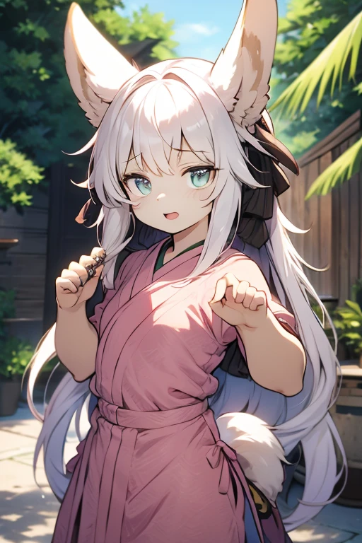 Animal ears girl samurai