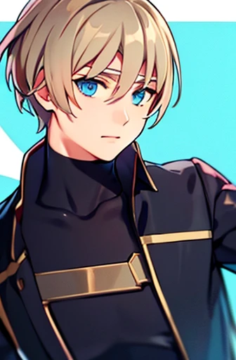 masterpiece, best quality, ultra-detailed,1boy, ashen hair, light blue eyes,16 years old,black outfit, (extremely detailed head:1.0), (extremely detailed face:1.0), (extremely detailed hair:1.0)