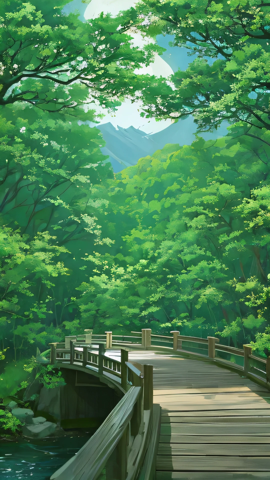 chinese traditional ink style。Bright moon and other branches are shocked,The breeze chirps cicadas in the middle of the night。Inakari said that the year was abundant,Listen to the sound of frogs。Seven or eight stars away,Two or three o'clock before the rain mountain。In the old days, Maodian was on the edge of the forest,Luzhuan Creek Bridge suddenly saw。