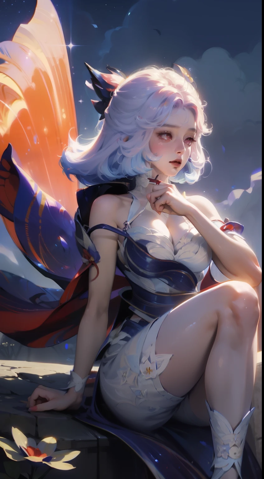 A beautiful and detailed CG work,Depicting Reimu Hakurei, witch, with the highest quality. Comes with delicate white ribbon and socks, Large Breasts, and broad hips., This masterpiece illustration shows the beauty of a female character in solo.