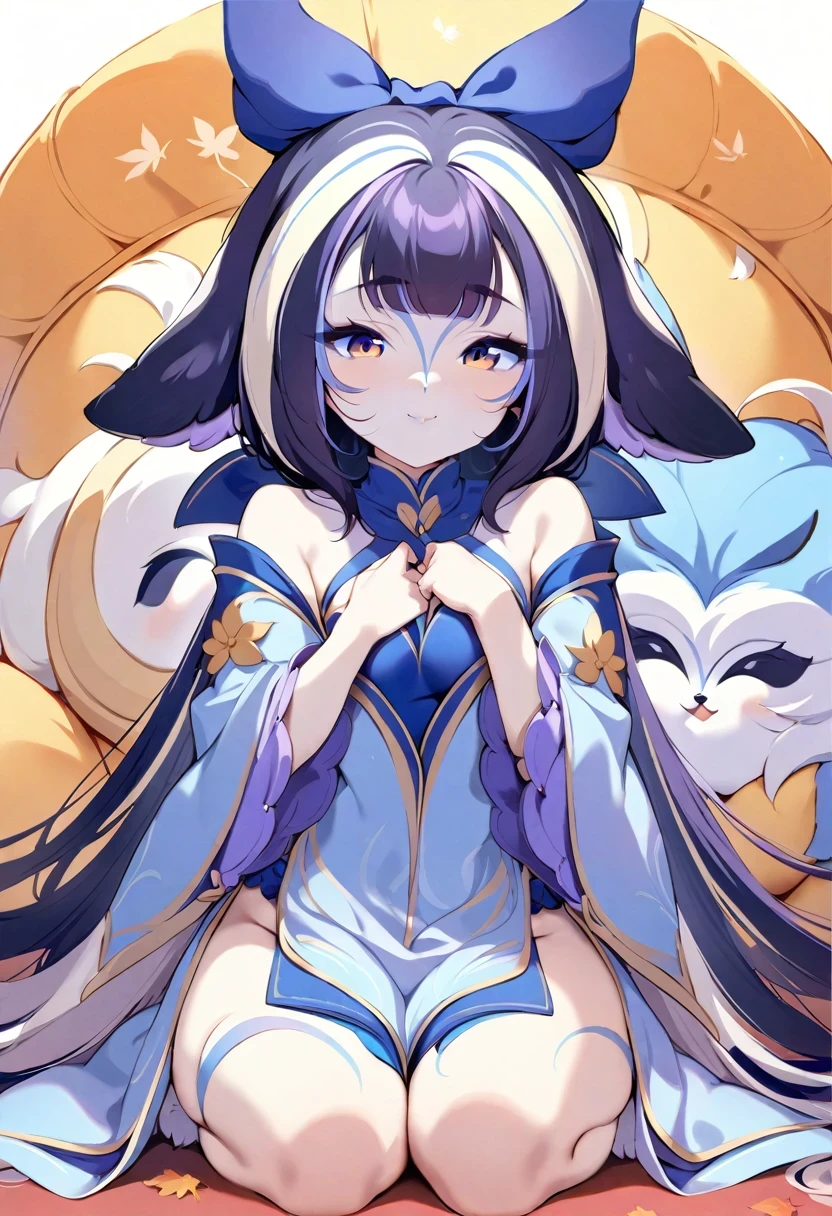 (shylily/(Twich/):1.5),(masterpiece:1.2),(best quality:1.2),Autumn Festival、Mascot character、Animals wearing clothes、whole body、Cute little、Sexy、Proportionate face、delicate eyes、Idol、