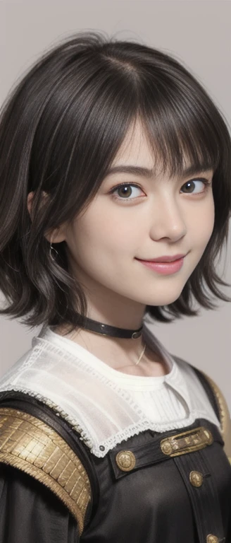 221 Short Hair, 20-year-old female, Friendly smile, (Luxury stables), (Rembrandt style), (Focus on the face, Written border depth)