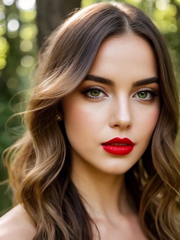 Foto realista de uma linda mulher k4t13m, 1 garota,Sozinho,cabelo longo,olhando para o espectador,olhos verdes,fundo simples,cabelo preto,tronco,lips,inventar,lipstick,pale skin,realista,red lips, soft lighting, fotografia profissional, Photorealista, detalhado, CRU, analog, sharp focus, 8K, High definition, alta qualidade, Obra de arte