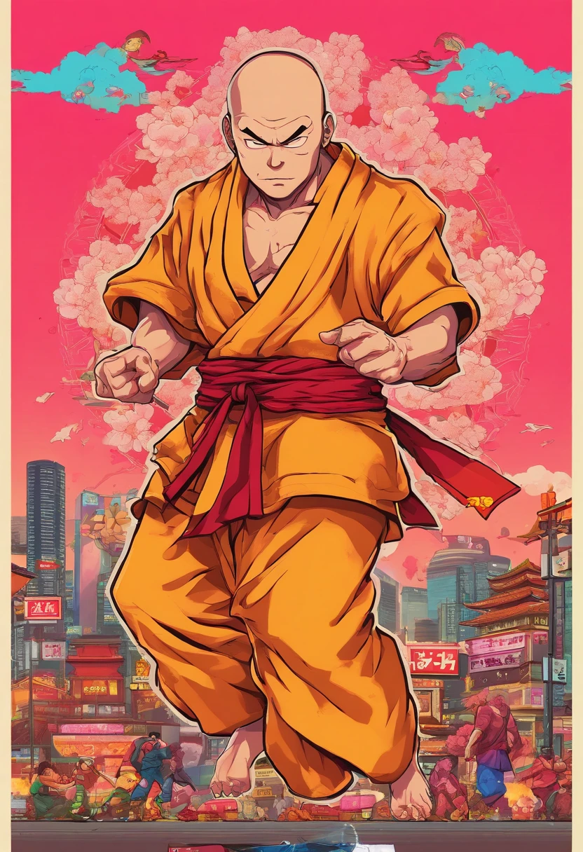 Japanese monk、I'Weight gain、Fight evil、Hero of Justice、