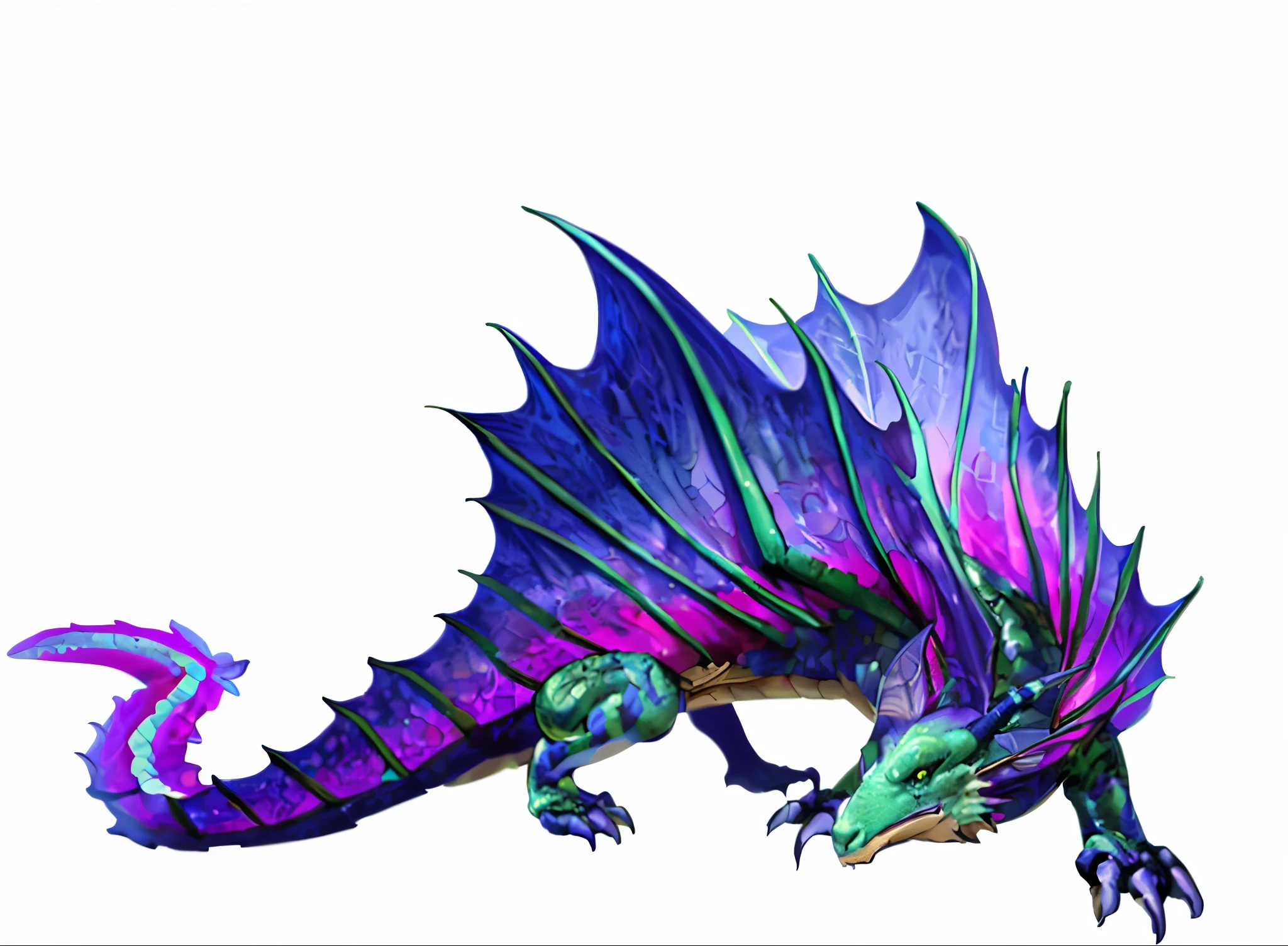 4k ultra high definition, very detailed fairy drake, fey wild, dragon, drake,