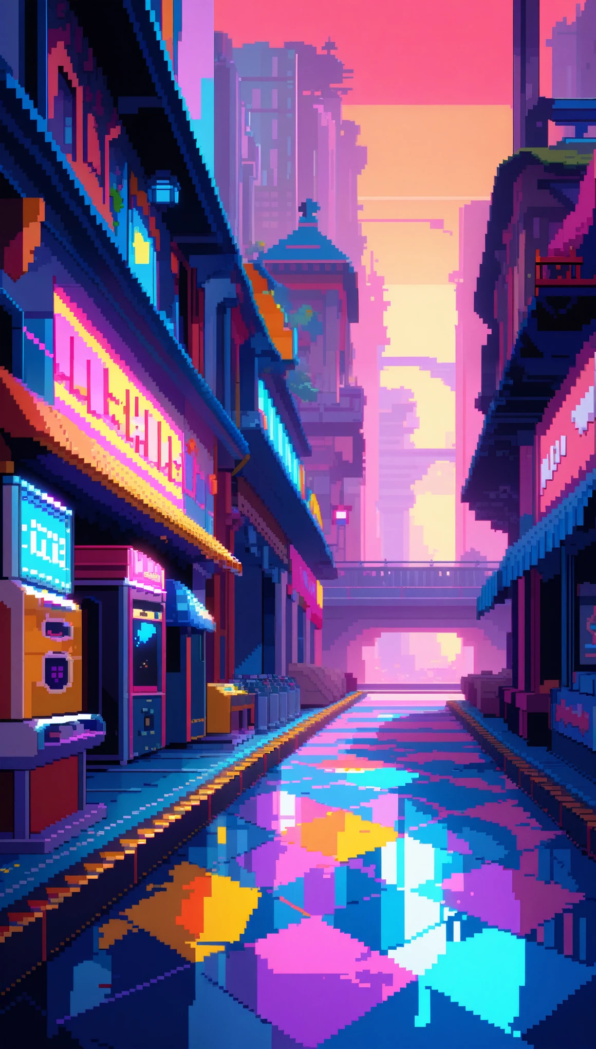 32k, best quality, ultra high res, HDR, UHD, extremely detailed CG, unity 32k wallpaper, In a retro 3D pixel art style, the cute robot cat with big claws and large guns is depicted with blocky, pixelated shapes and limited color palettes, reminiscent of classic video game graphics. The design evokes a nostalgic feel, with simple yet charming character designs and environments. The background is a pixelated, retro-futuristic landscape with geometric shapes and bright colors, reminiscent of vintage arcade games. This high-quality, high-resolution artwork, ideal for 16k wallpaper and 32k HD HDR, captures the nostalgic appeal of retro 3D pixel art, enhanced by Unreal Engine for smooth animations and vibrant retro visuals.