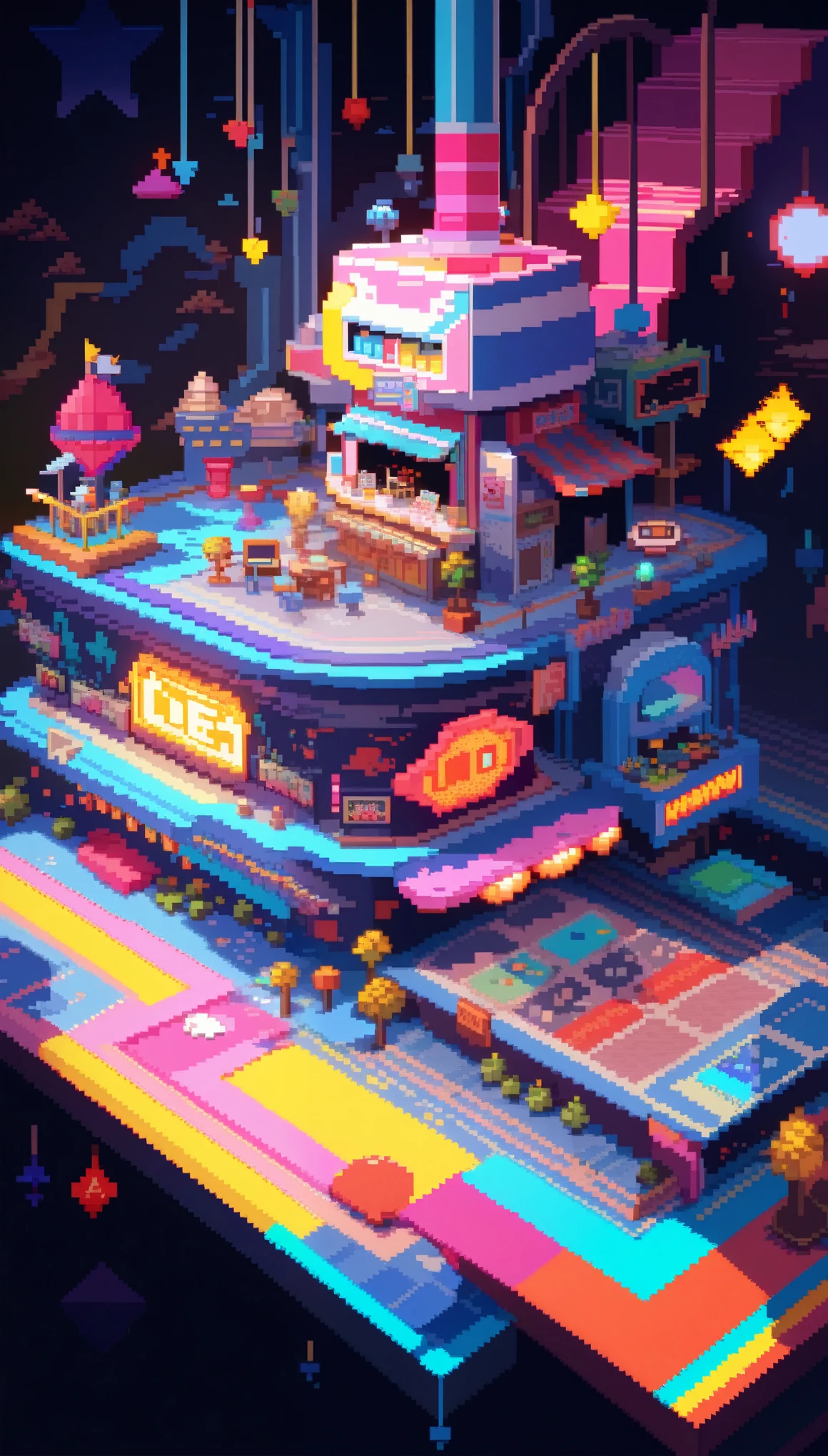 32k, best quality, ultra high res, HDR, UHD, extremely detailed CG, unity 32k wallpaper, In a retro 3D pixel art style, the cute robot cat with big claws and large guns is depicted with blocky, pixelated shapes and limited color palettes, reminiscent of classic video game graphics. The design evokes a nostalgic feel, with simple yet charming character designs and environments. The background is a pixelated, retro-futuristic landscape with geometric shapes and bright colors, reminiscent of vintage arcade games. This high-quality, high-resolution artwork, ideal for 16k wallpaper and 32k HD HDR, captures the nostalgic appeal of retro 3D pixel art, enhanced by Unreal Engine for smooth animations and vibrant retro visuals.