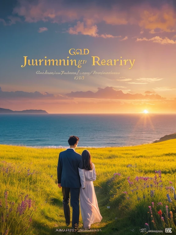Design:
The book cover features a serene and dreamy setting, perhaps a beautiful sunset over a calm ocean or a field of wildflowers under a starry sky. In the center, there is an image of two intertwined hands, symbolizing unity and connection. The hands are surrounded by soft, glowing light, conveying a sense of warmth and tenderness.
The title "Jun'ai" is elegantly displayed in flowing, cursive script at the top of the cover, while "A Journey of Pure Love" is written in smaller, understated font at the bottom. The overall color scheme is soft and pastel, with hues of pink, lavender, and gold to evoke feelings of love, warmth, and comfort.
This book cover captures the essence of pure love, inviting readers to delve into a story that celebrates the beauty and power of genuine, unconditional love.