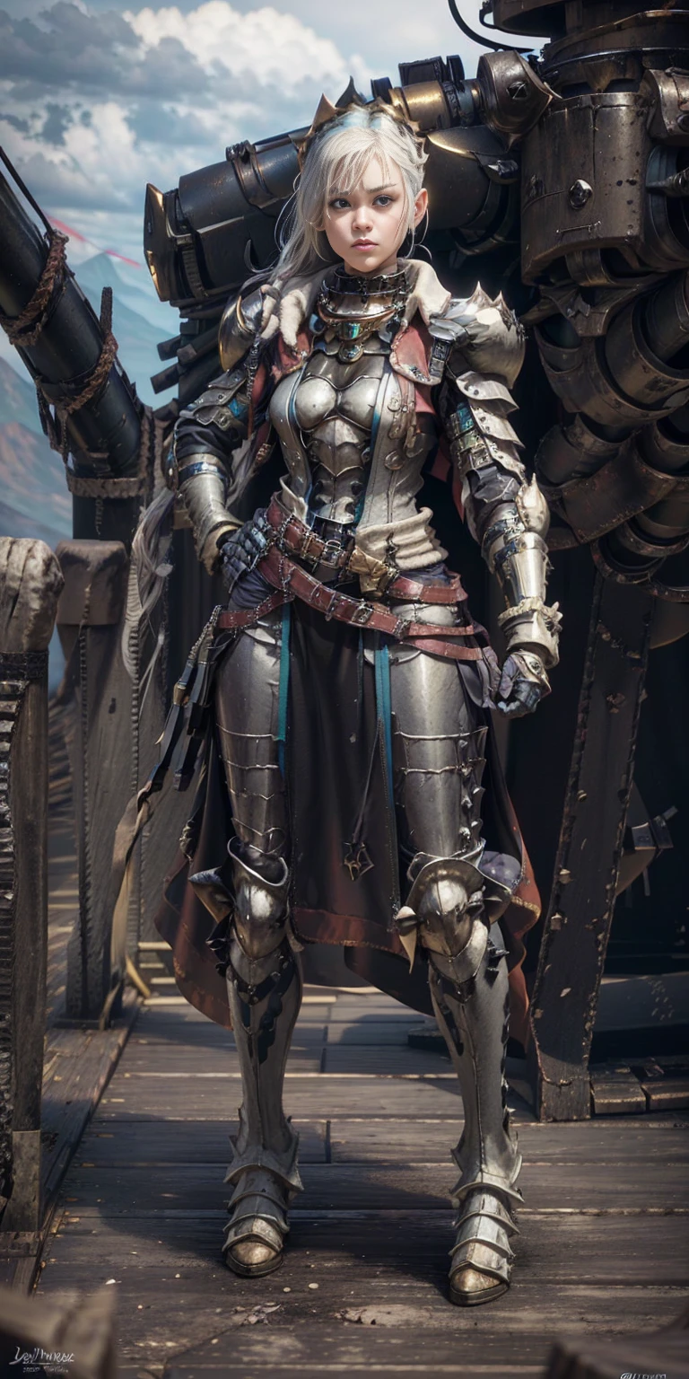 full body, whole body. 1solo (girl). slave fighter, loincloth standing, hands on hips full body, whole body. 1solo (girl). slave fighter, loincloth standing, hands on hips, metal sandals, backpack, choker, big belt, view from below, feet together, bracers, tiara