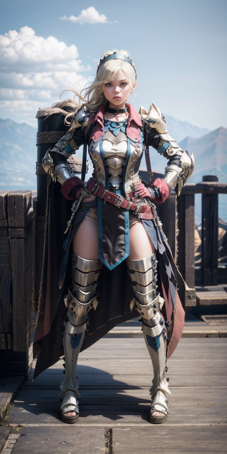 full body, whole body. 1solo (girl). slave fighter, loincloth standing, hands on hips full body, whole body. 1solo (girl). slave fighter, loincloth standing, hands on hips, metal sandals, backpack, choker, big belt, view from below, feet together, bracers, tiara