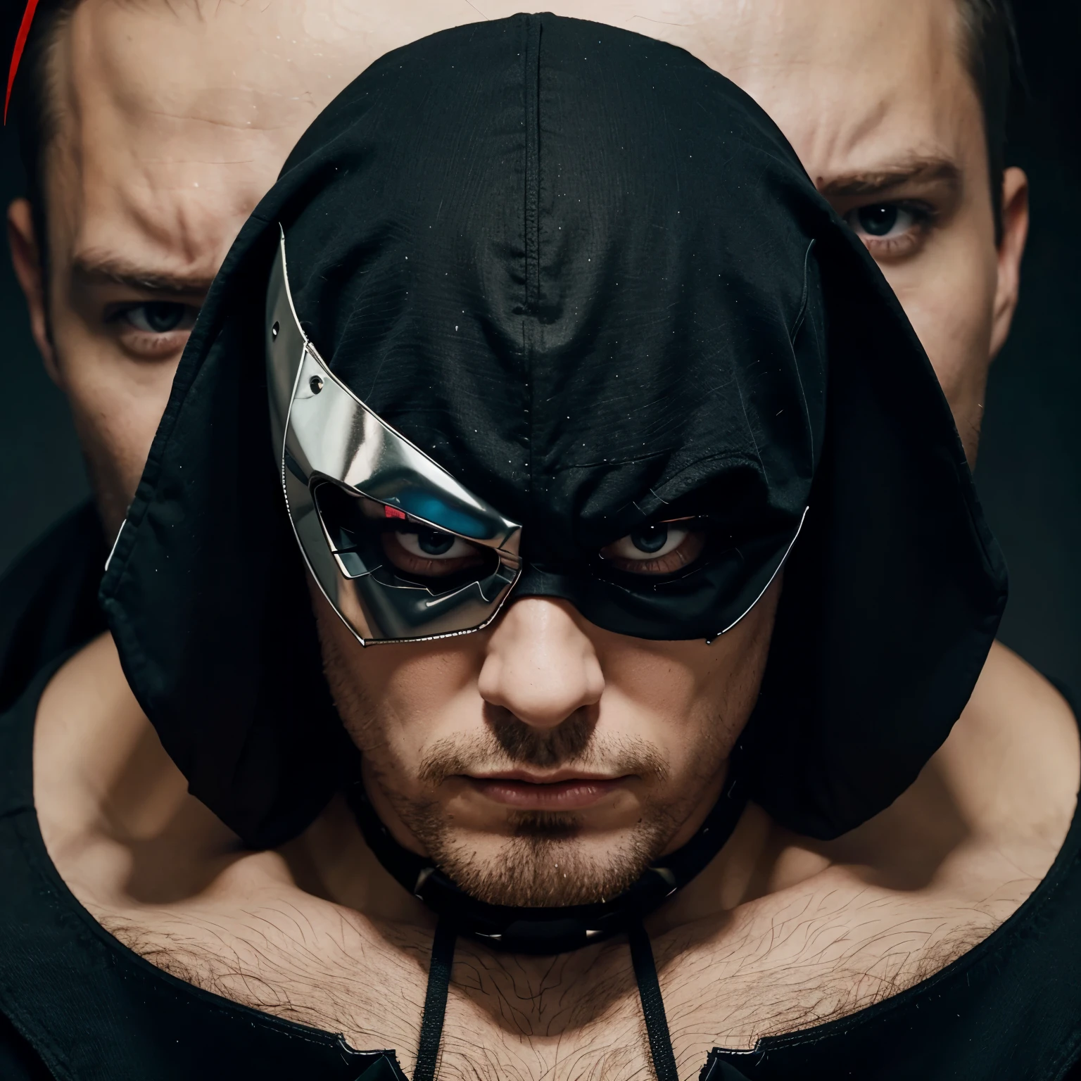 My video characters 3 boys amd video thumbnail create pshyco killer villain and hero is very agressive 