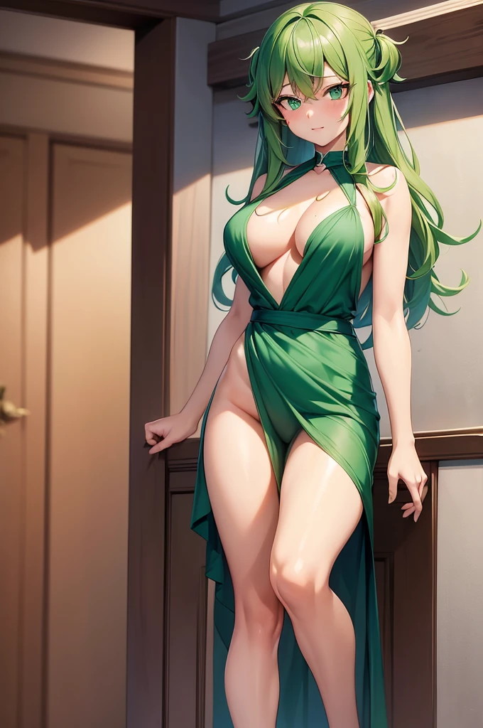 1girl, deku, izuku midoriya, genderswap deku, izuku midoriya as a girl, deku as a girl, deku as a woman, izuku midoriya as a woman, genderswap, female/woman/girl, female izuku midoriya (anime: my hero academia), green hair, short green hair, beautiful hair, green eyes, perfect eyes, beautiful green eyes, detailed eyes, perfect figure, great curves, great female body, hot body, nice female curves, medium sized , size 34 breast, medium sized chest, female body, beautiful woman, naked, nude, no clothes, hentai, rule 34, 8k image, perfect image, detailed, highly detailed, great image, best quality