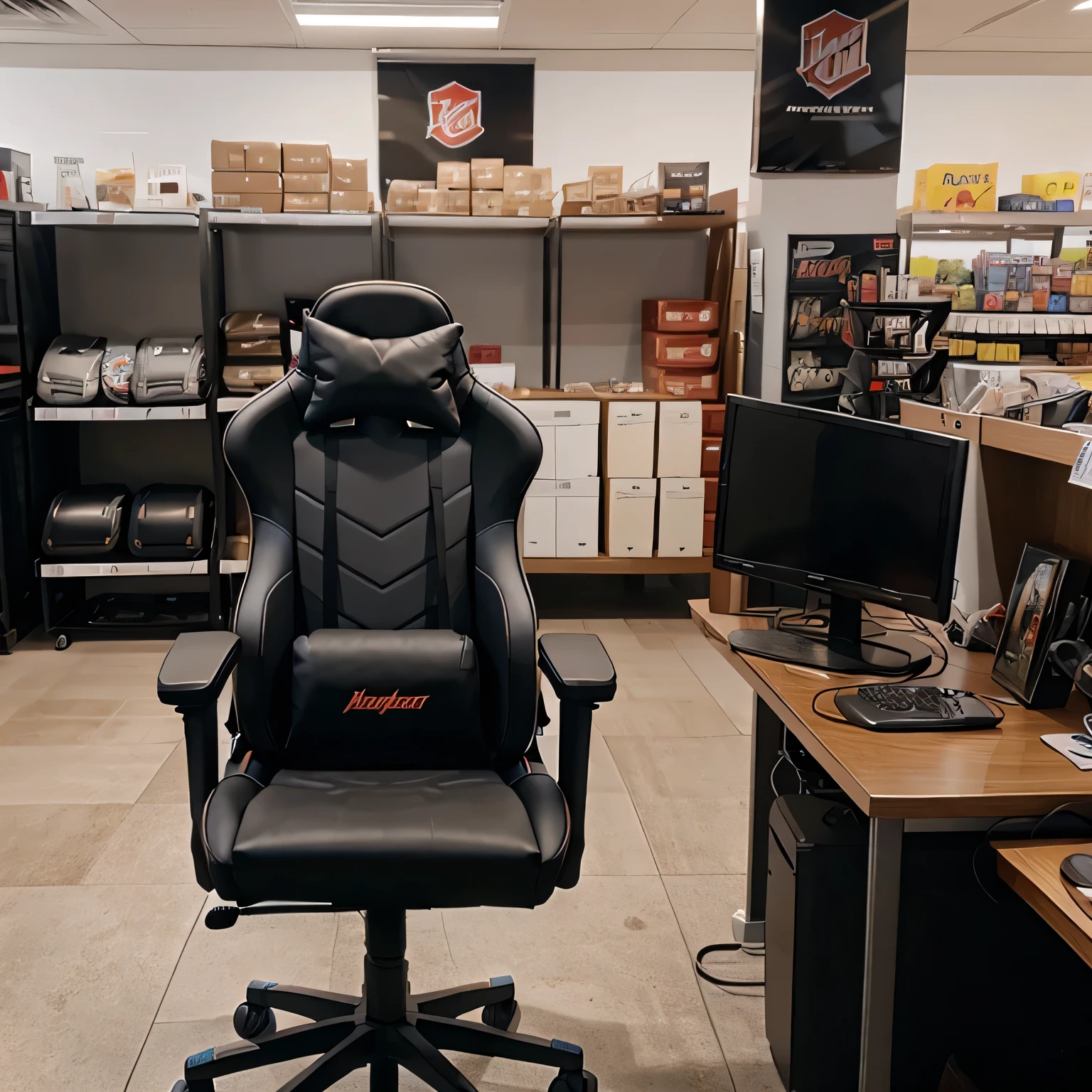 Make a sales ad where the product sold is a gaming chair