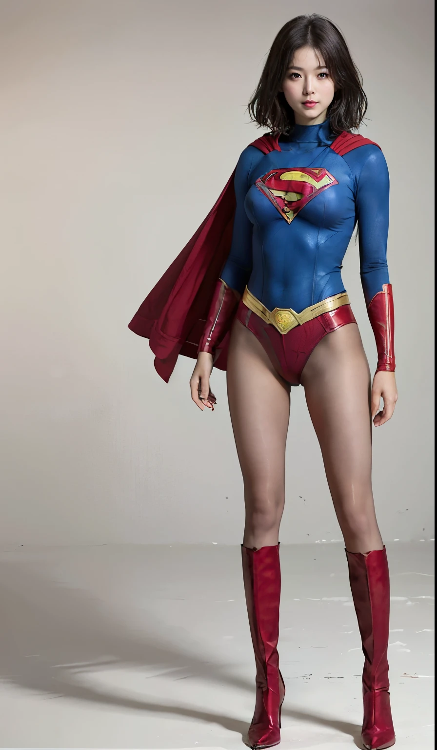 (((Highest quality、8K、masterpiece:1.3))、Supergirl、胸にSupergirlのロゴ、Eyes closed、Head facing down、hang down your neck、Sharp focus:1.2、Beautiful woman with perfect figure:1.4、Slim Abs:1.2、((Layered Cut、Huge boobs:1.2))、Wet body:1.5、非常に詳細な顔と肌の質感Supergirl、Bloodstained、Clothes are shredded、Torn、Highest quality, Familiar, High resolution), 1 Girl, Supergirl、Super Heroine、Bishoujo Warrior、defeat、Lying down&#39;return、fall、knock out、フィットしたSupergirlのコスチューム、Enlarge your breasts、Muscular、alone, From above,sleepy, sleepワイン, Doll joints、sleep、it hurts、it hurts look、syncope、cadaver、Beautiful crotch、High detail、8K