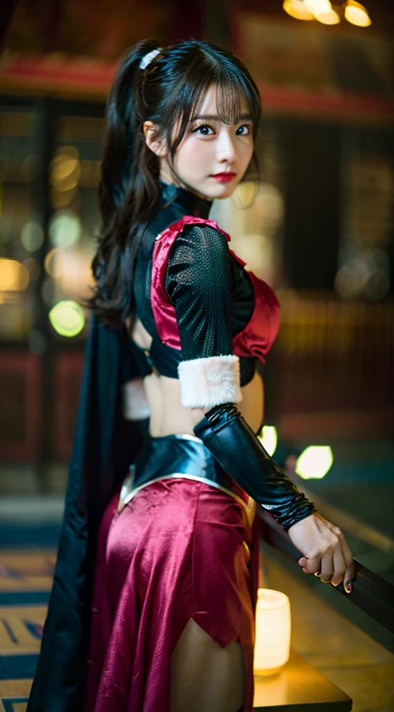 Special Effects, Superhero,Tokusatsu Pink, (8k, RAW Photos:1.2)Detailed face and eyes,最high quality, 超A high resolution, Very detailed ,Intricate details ,Tabletop ,pretty girl , Soft cinematic light, Hyper Detail,Sharp focus, high quality,  outside、turn around