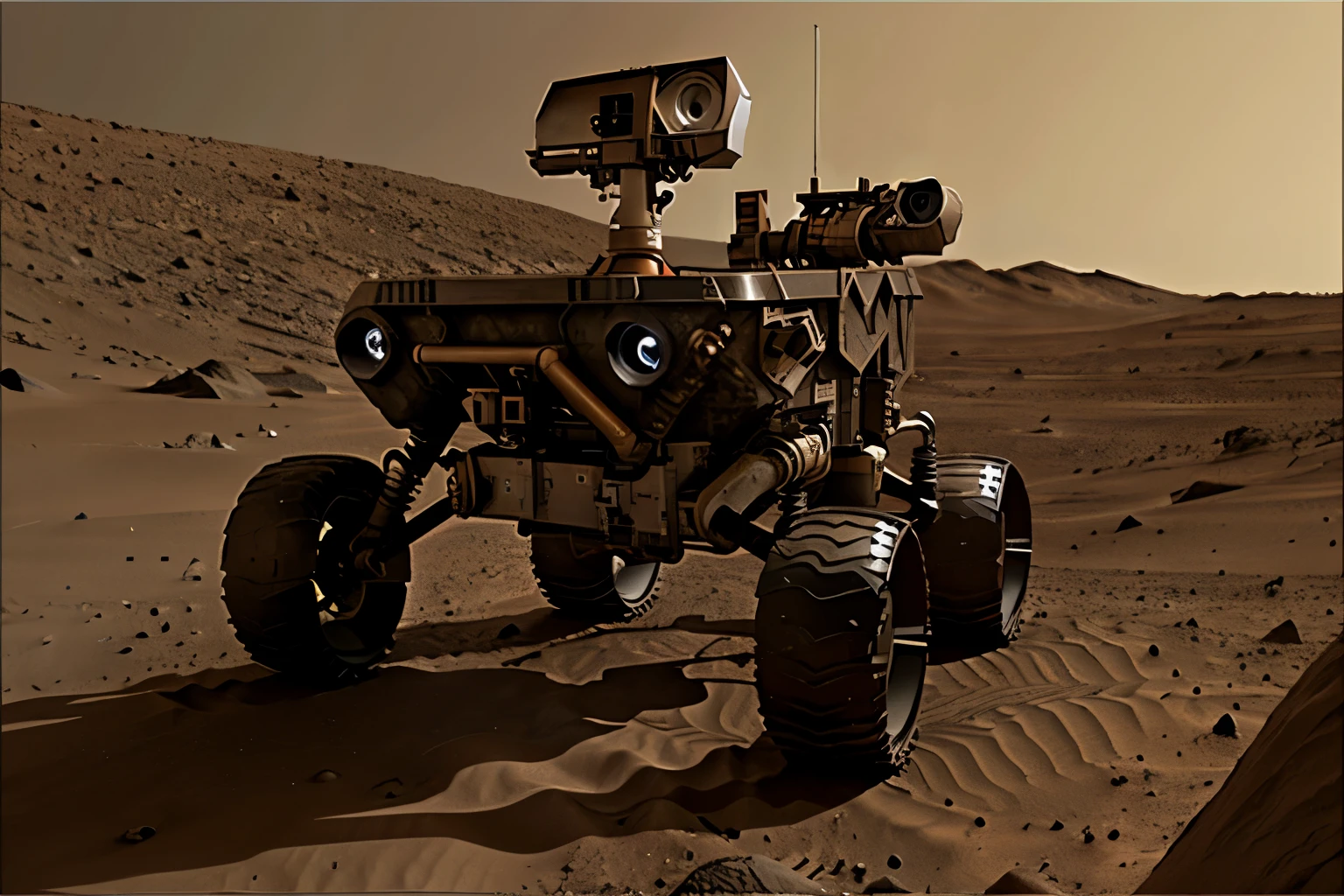 scifi mars rover