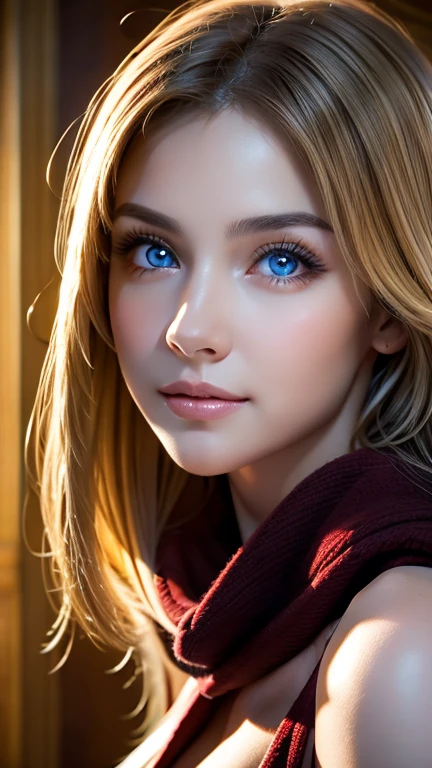 dressed, (photo realistic:1.4), (hyper realistic:1.4), (realistic:1.3), (smoother lighting:1.05), (increase cinematic lighting quality:0.9), 32K, 1girl,20yo girl, whole body, realistic lighting, backlighting, light on face, ray trace, wearing a maroon hood, off shoulder robe, wolf blonde hair with blue eyes, black corset, huge maroon hood up, gorgeous face, high resolution, detailed face, not smiling, long hall library background, hair covering half of the face (brightening light:1.2), (Increase quality:1.4), (best quality real texture skin), finely detailed eyes, finely detailed face, (tired and sleepy and satisfied:0.0), face closeup, t-shirts, (Increase body line mood:1.1), shiny skin
