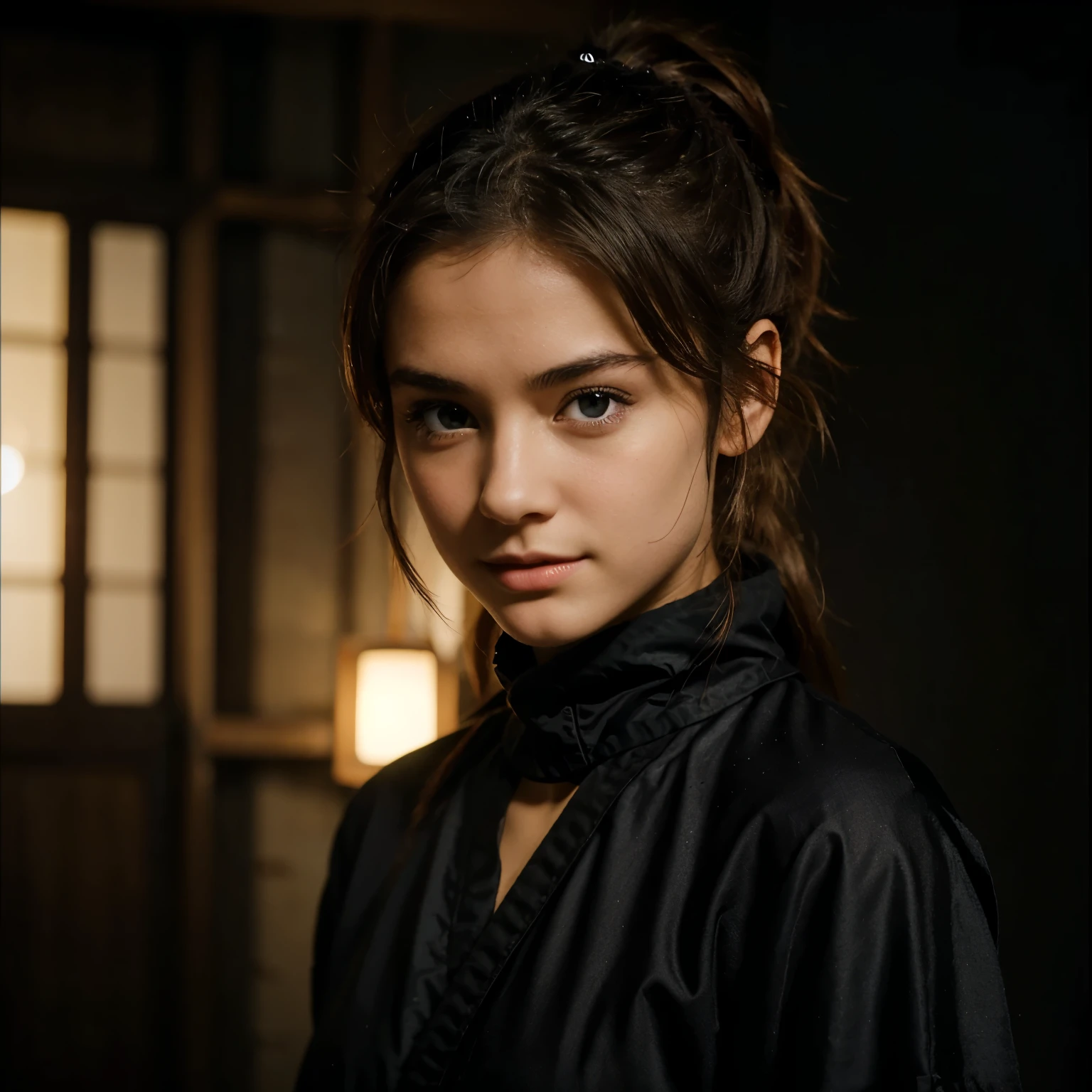 Gfx très lumineux un ninja fille très belle et très mignonne 